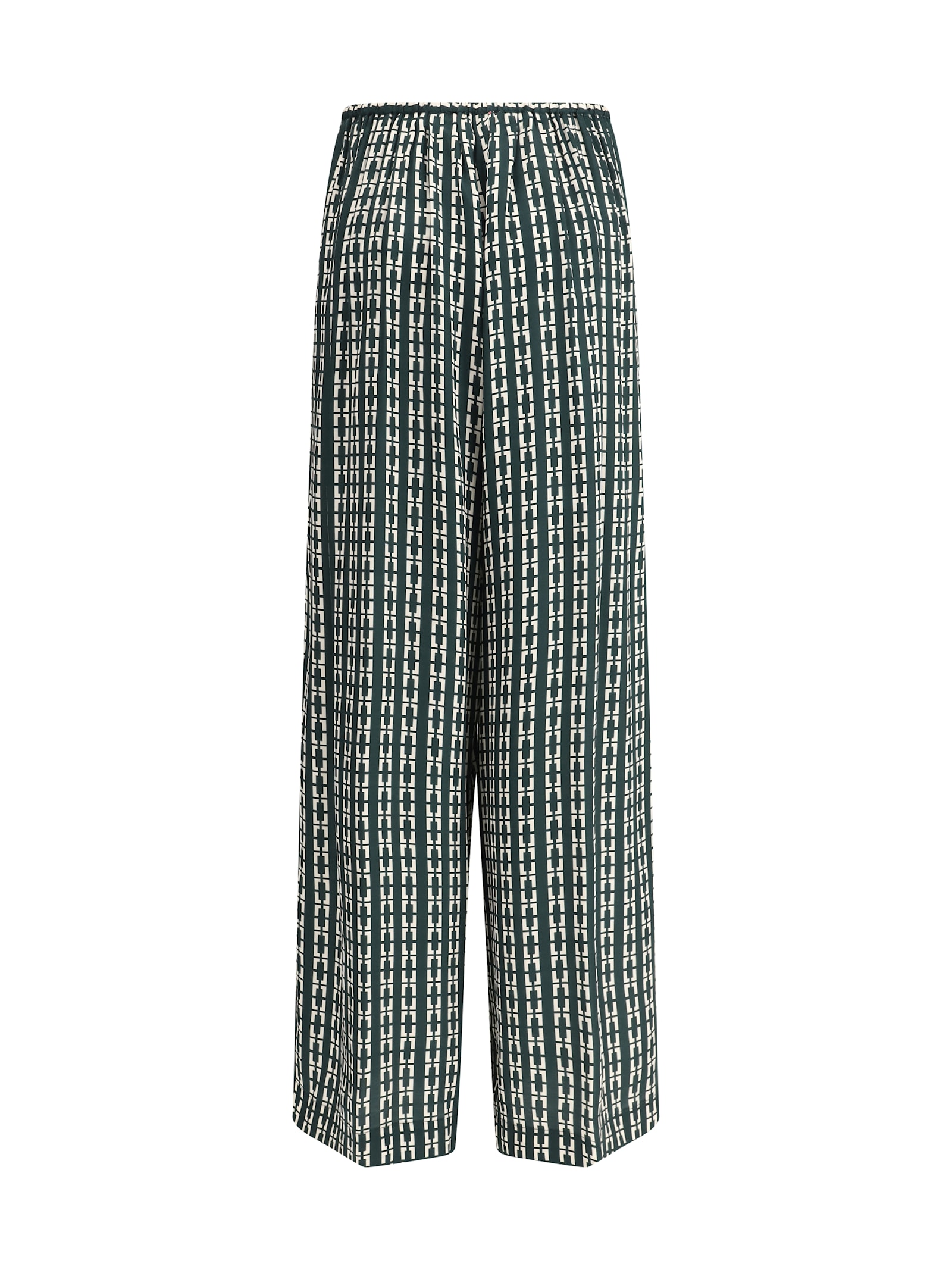 FORTE FORTE GEOMETRIC PRINT PANTS