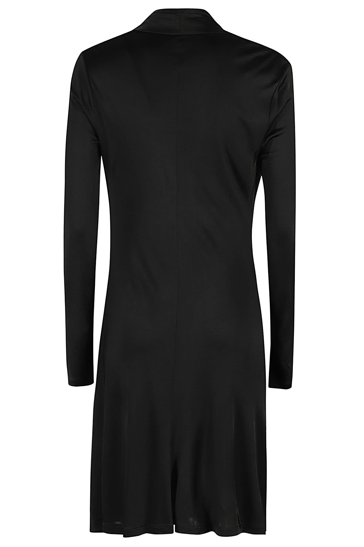 Shop Helmut Lang Cowl Dress In Black