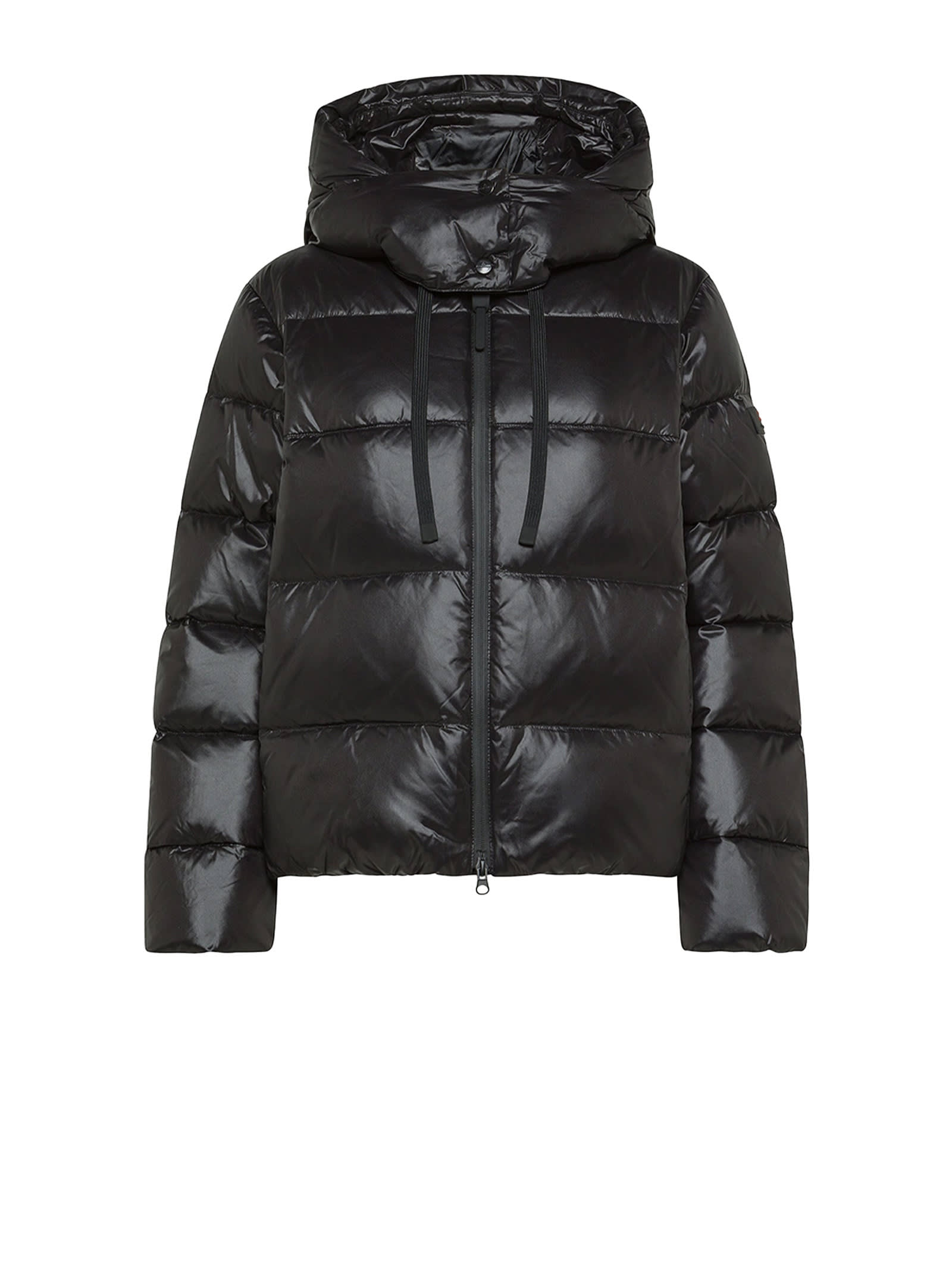 Peuterey Black Polyamide Jackets & Coat In Black
