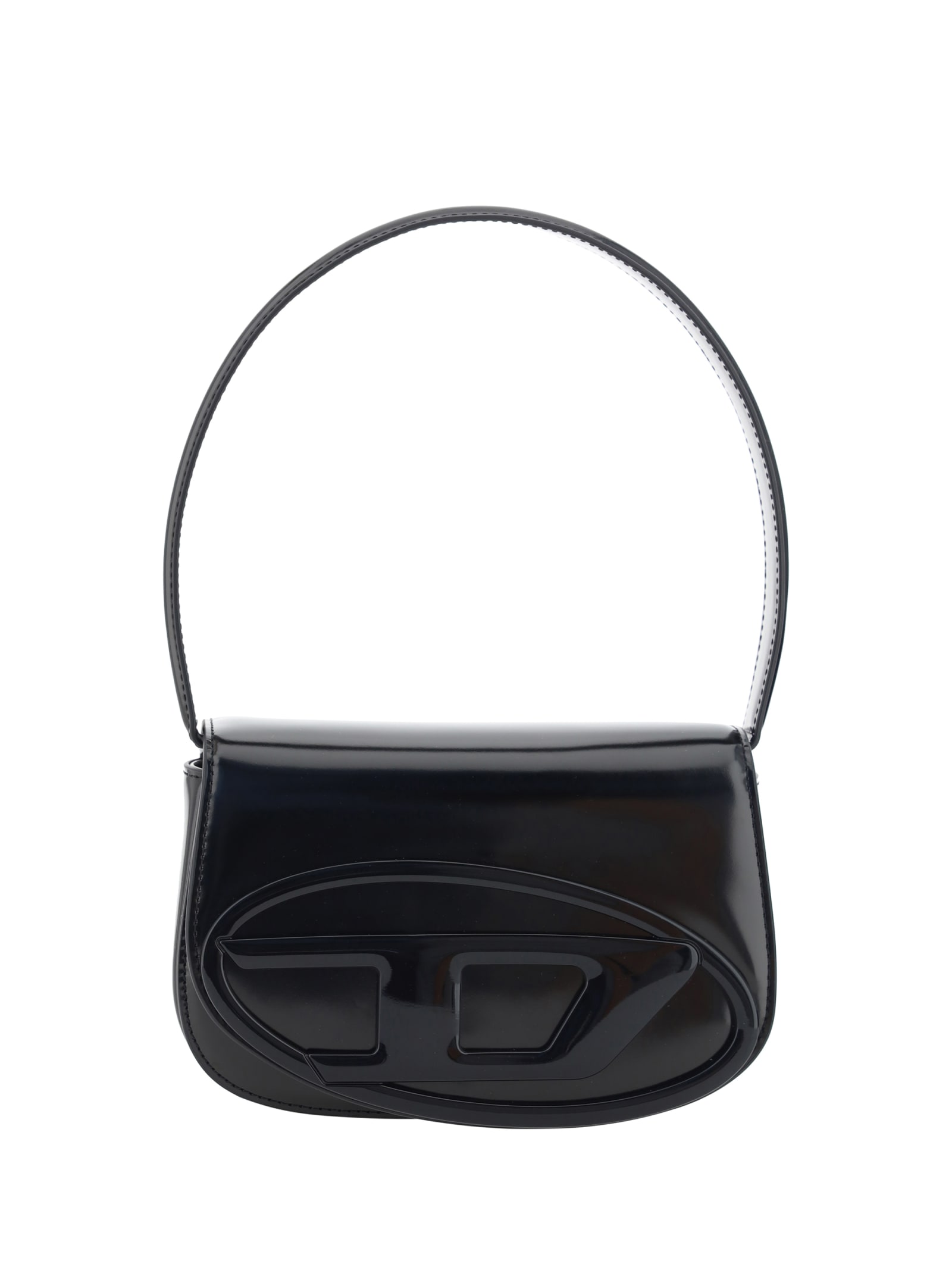 Shop Diesel Shoulder Bag In 001 - Black