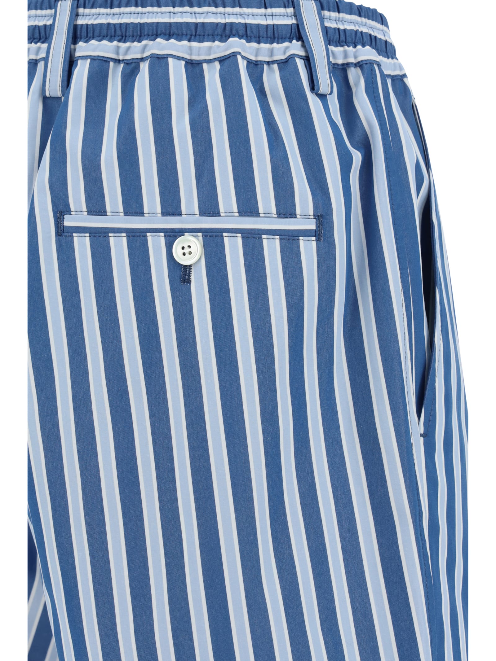 Shop Marni Bermuda Shorts In Gnawed Blue