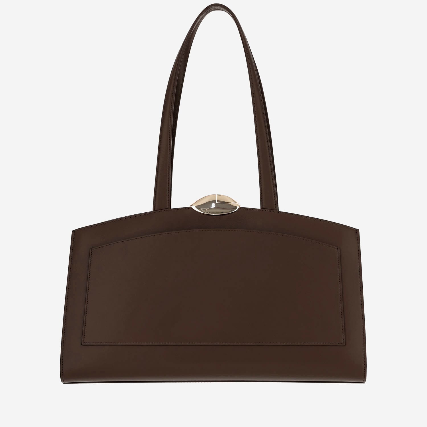 Benedetta Bruzziches Serena Leather Bag In Brown