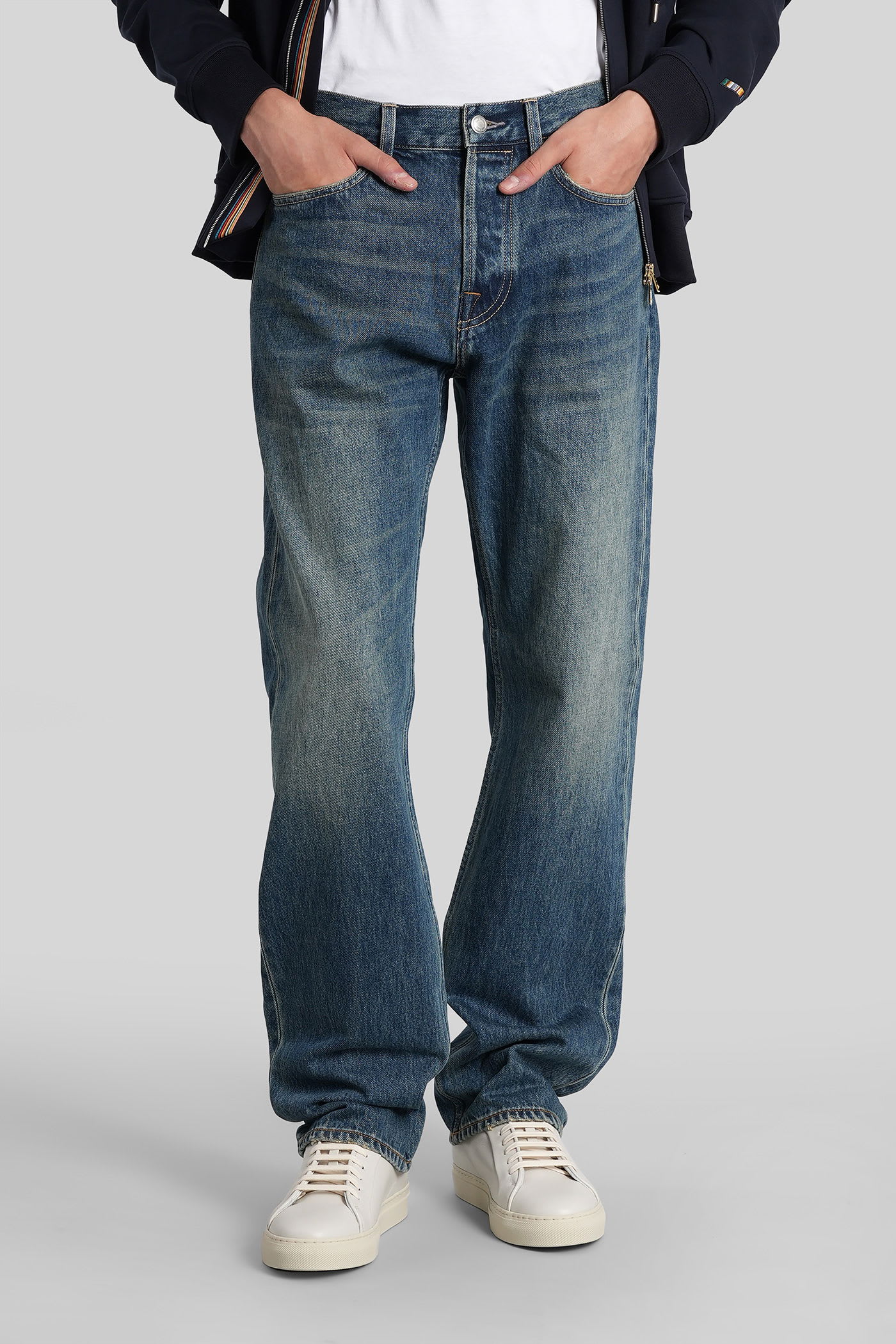 Jeans In Blue Cotton