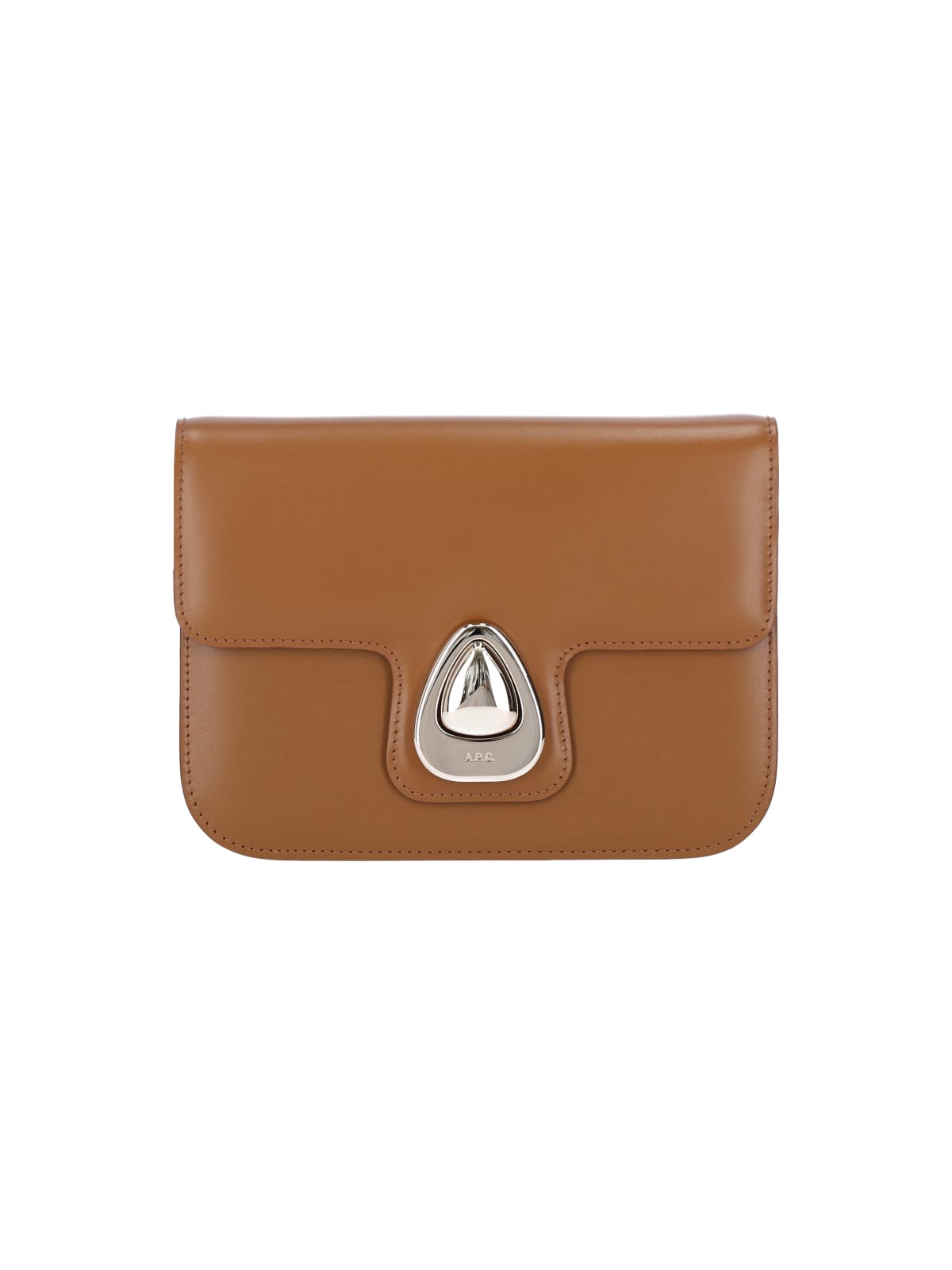Shop Apc Small Shoulder Bag Astra In Brown