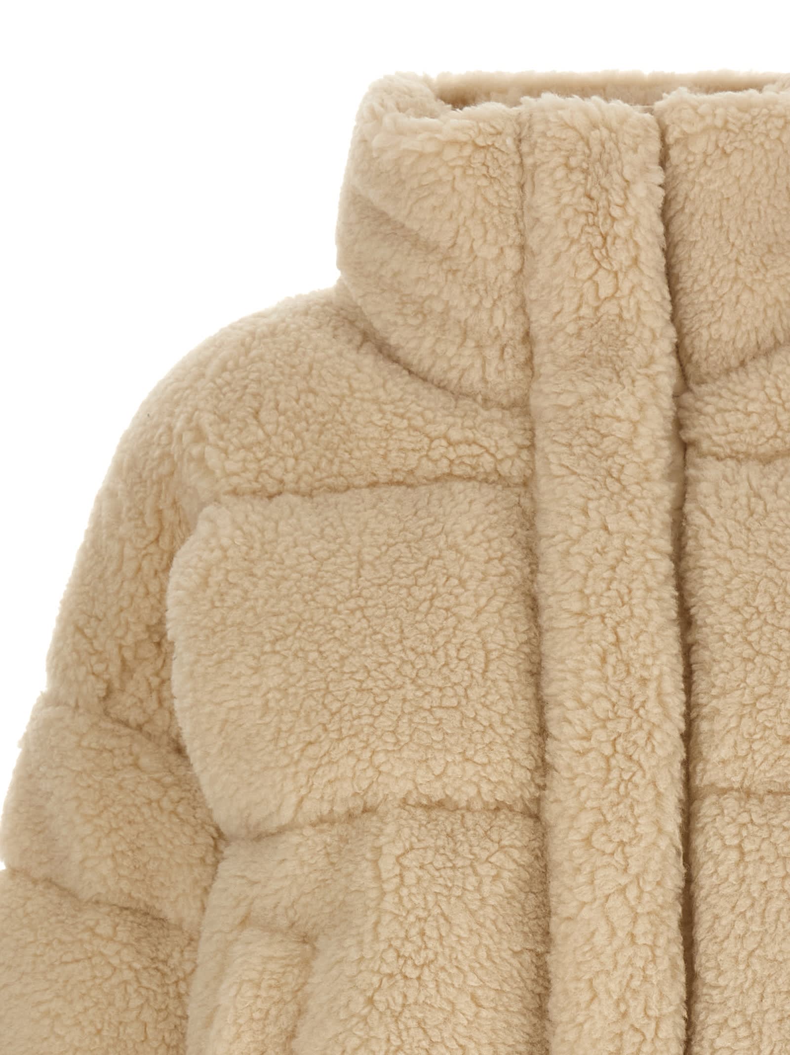 Weekend Max Mara Alfredo Down Jacket In Neutral