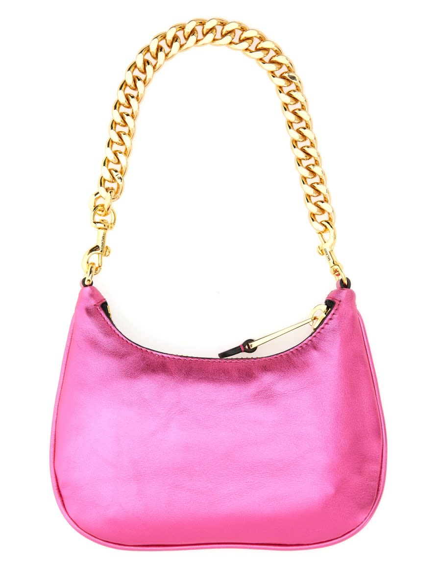 Shop Moschino Bag With Lettering Logo In Pink