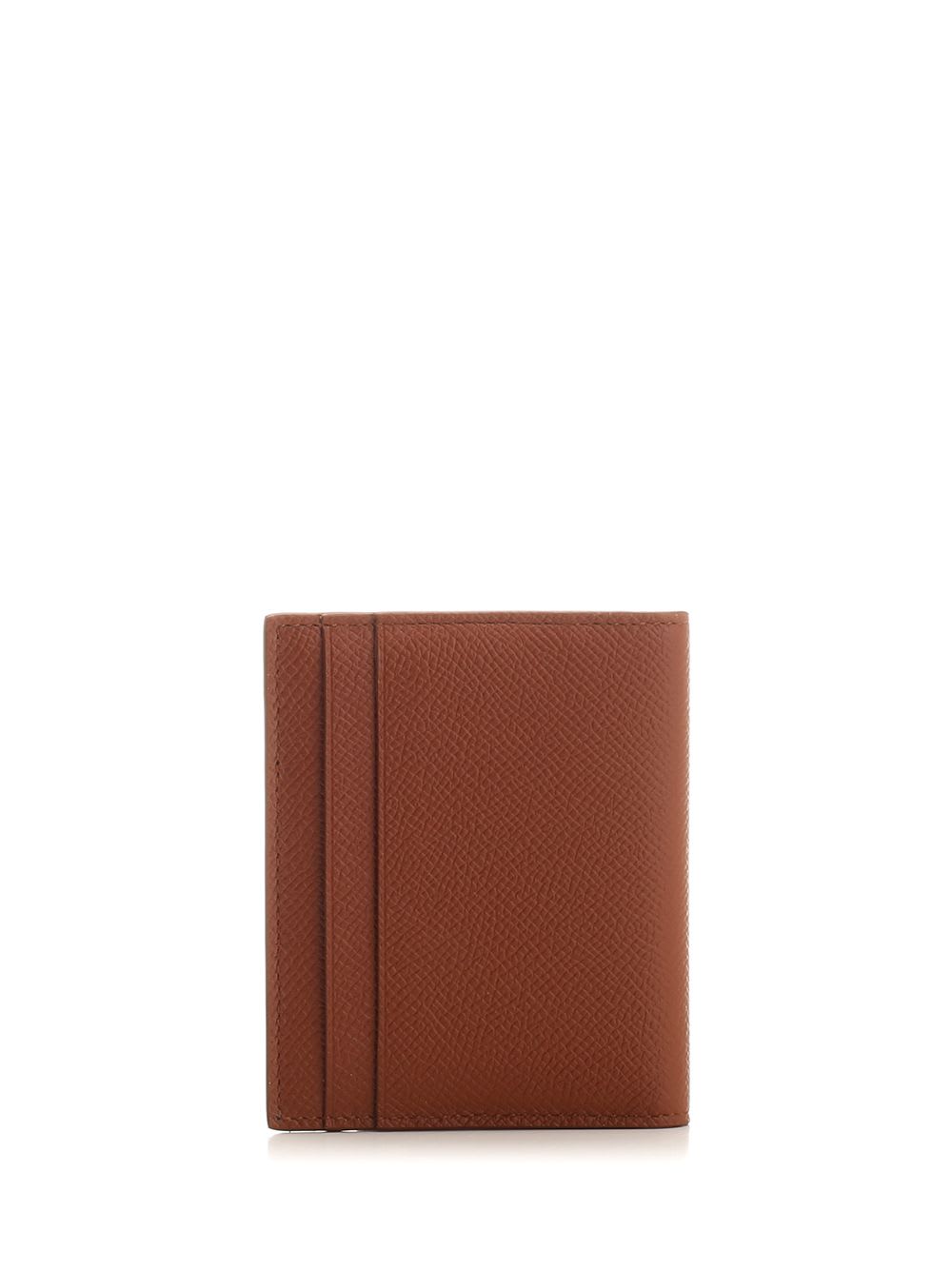 Shop Ferragamo Mini Gancini Wallet In Brown