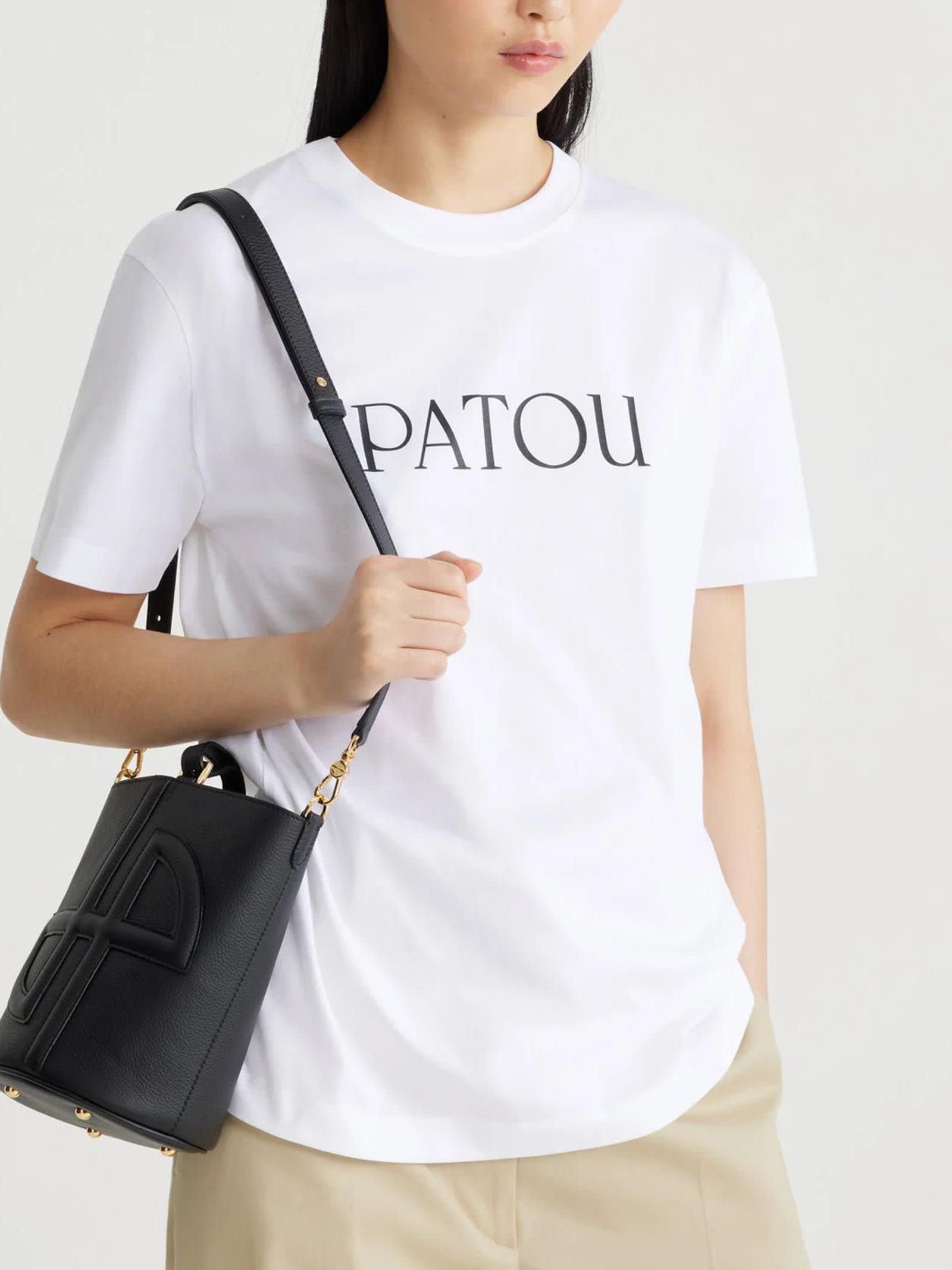 Shop Patou White Organic Cotton T-shirt