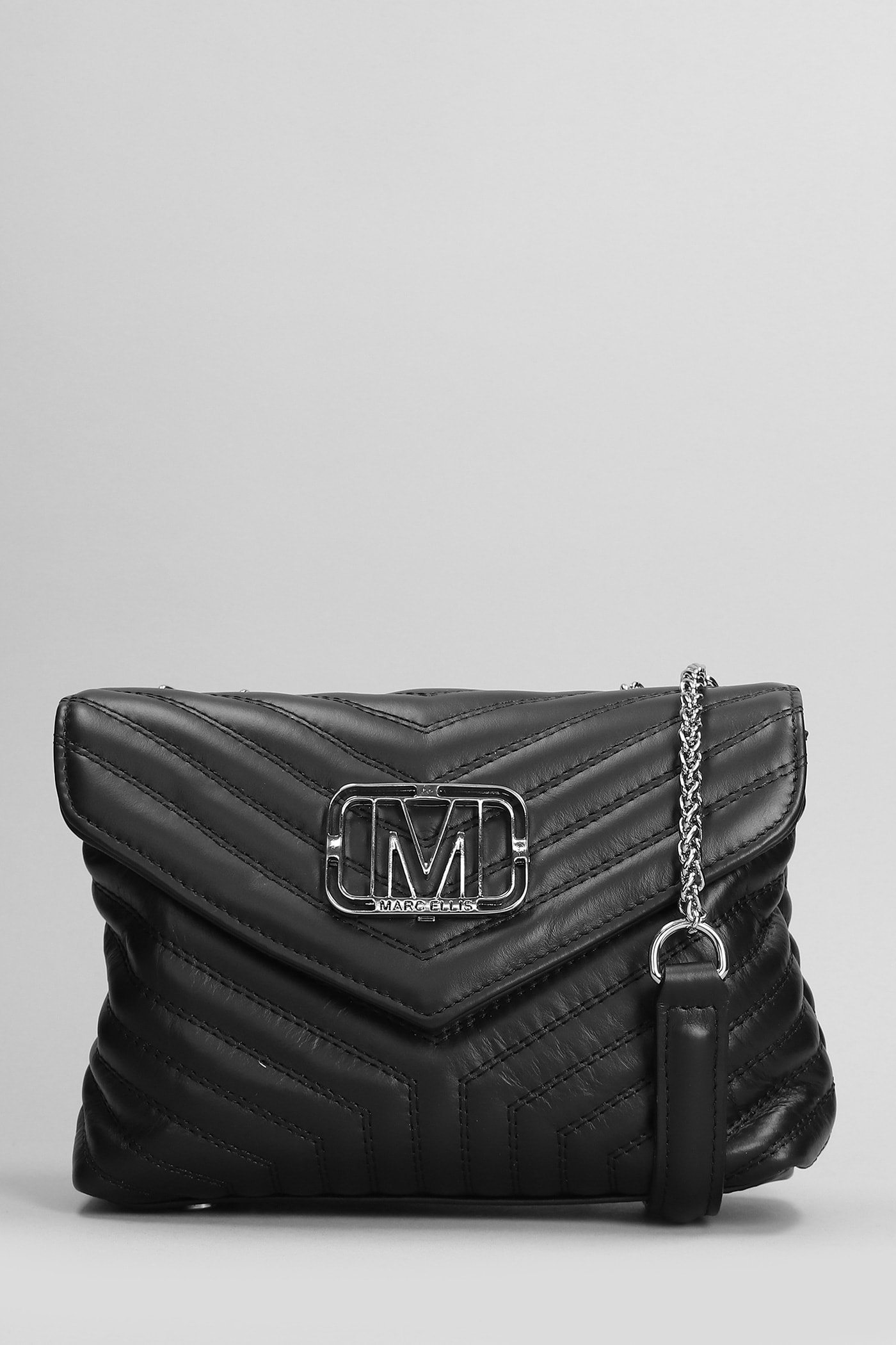 Shop Marc Ellis Ginnie S Sa Shoulder Bag In Black Leather