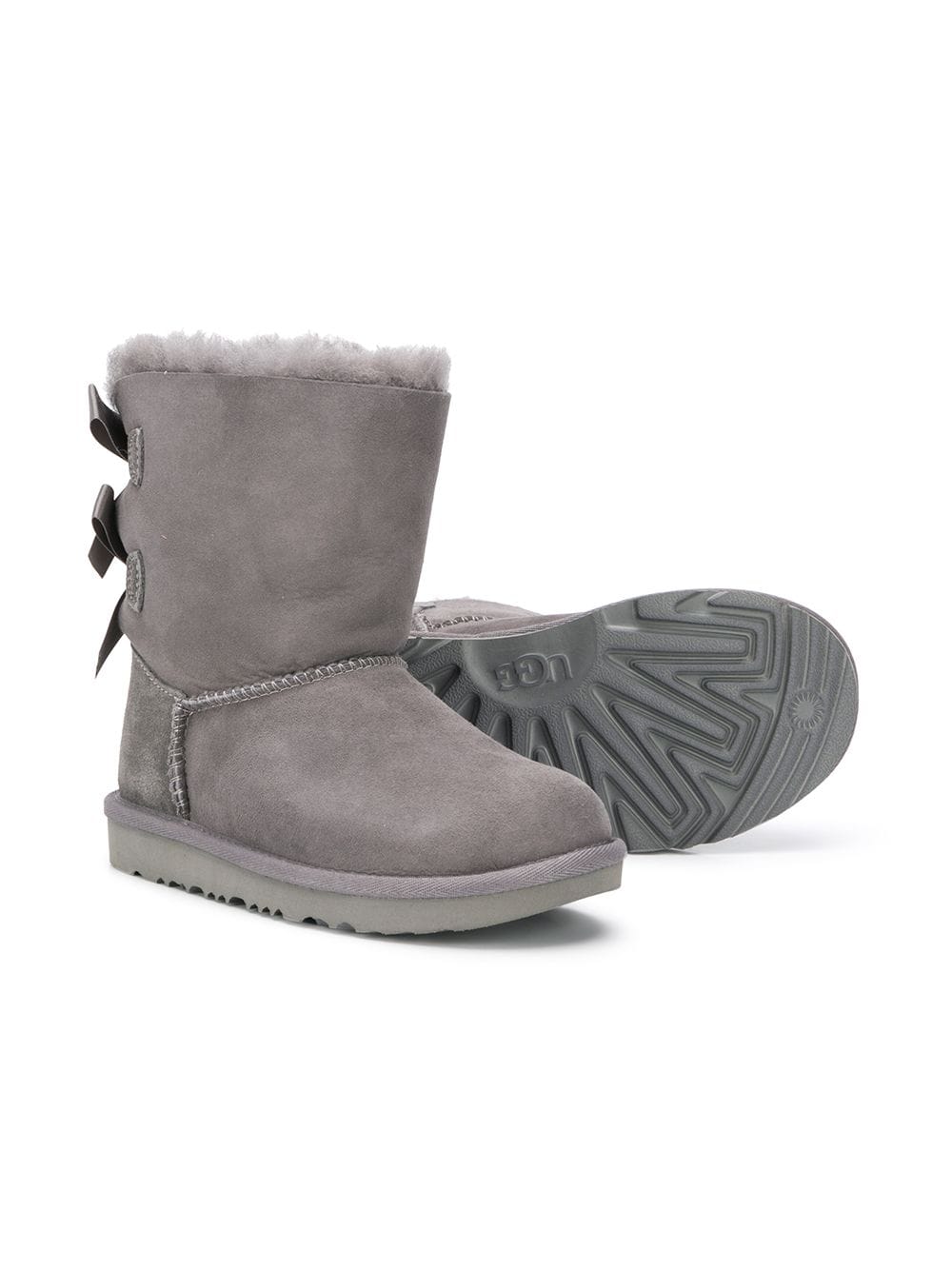 ugg bow grey