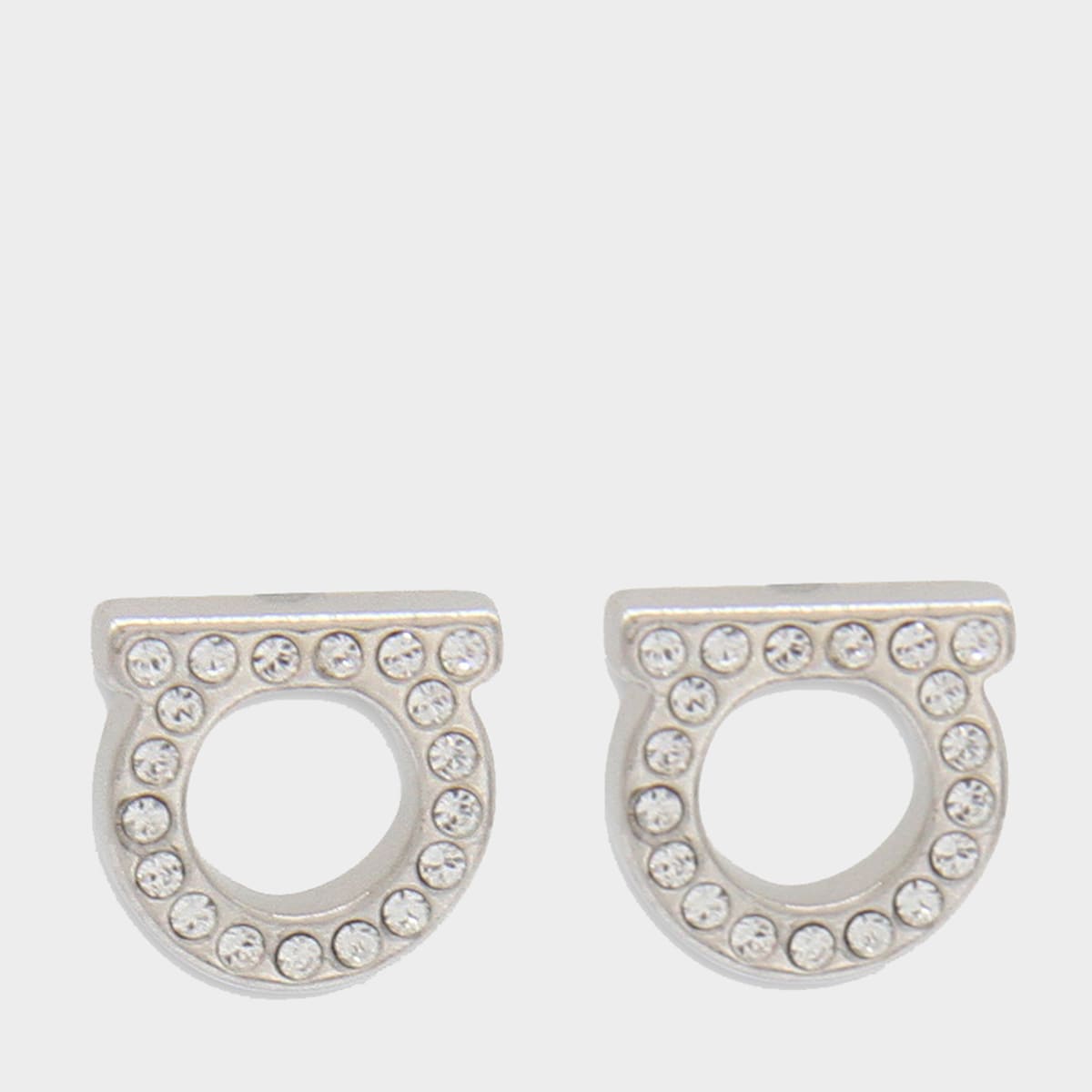 Silver Tone Metal Earrings