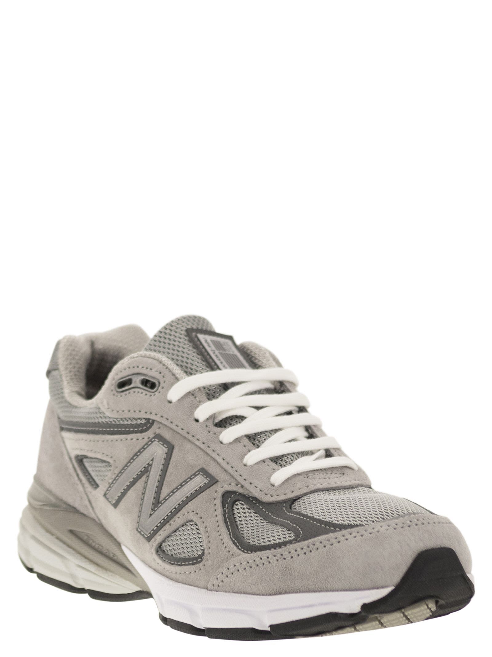 Shop New Balance 990v4 - Sneakers In Grey