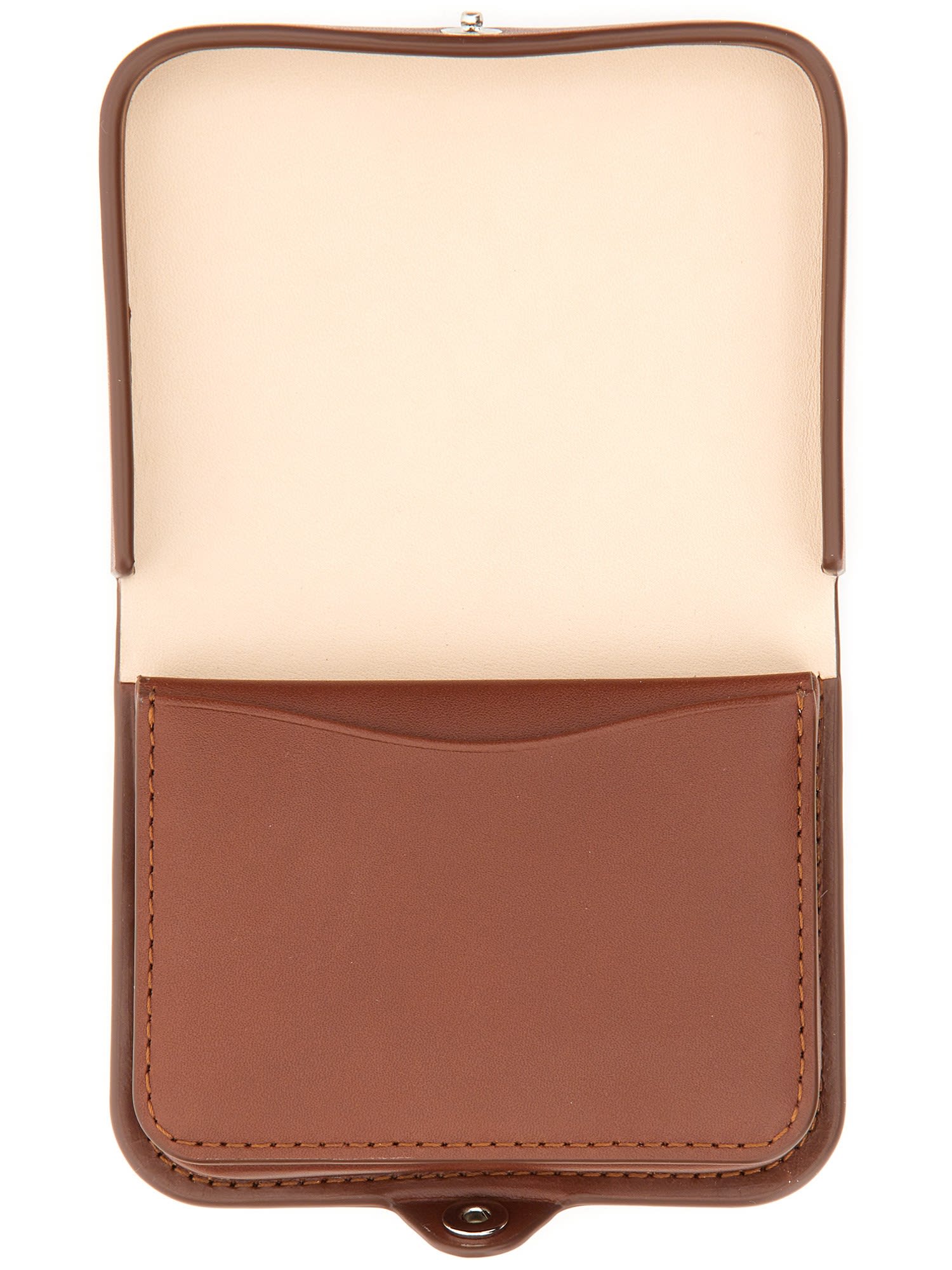 Apc Josh Coin Purse In Cad Noisette