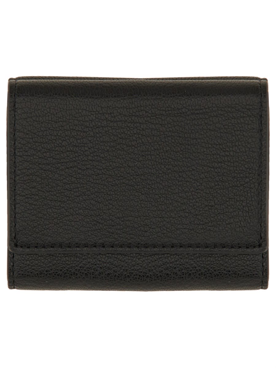 Shop Anya Hindmarch Trifold Mini Eyes Wallet In Black