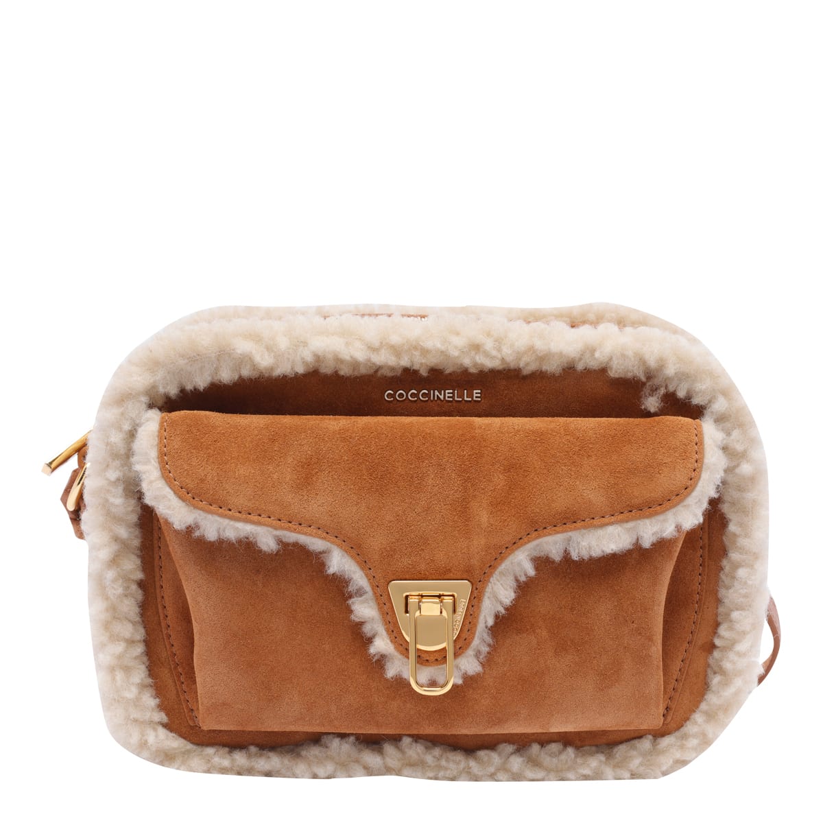 Shop Coccinelle Crossbody Bag In Brown