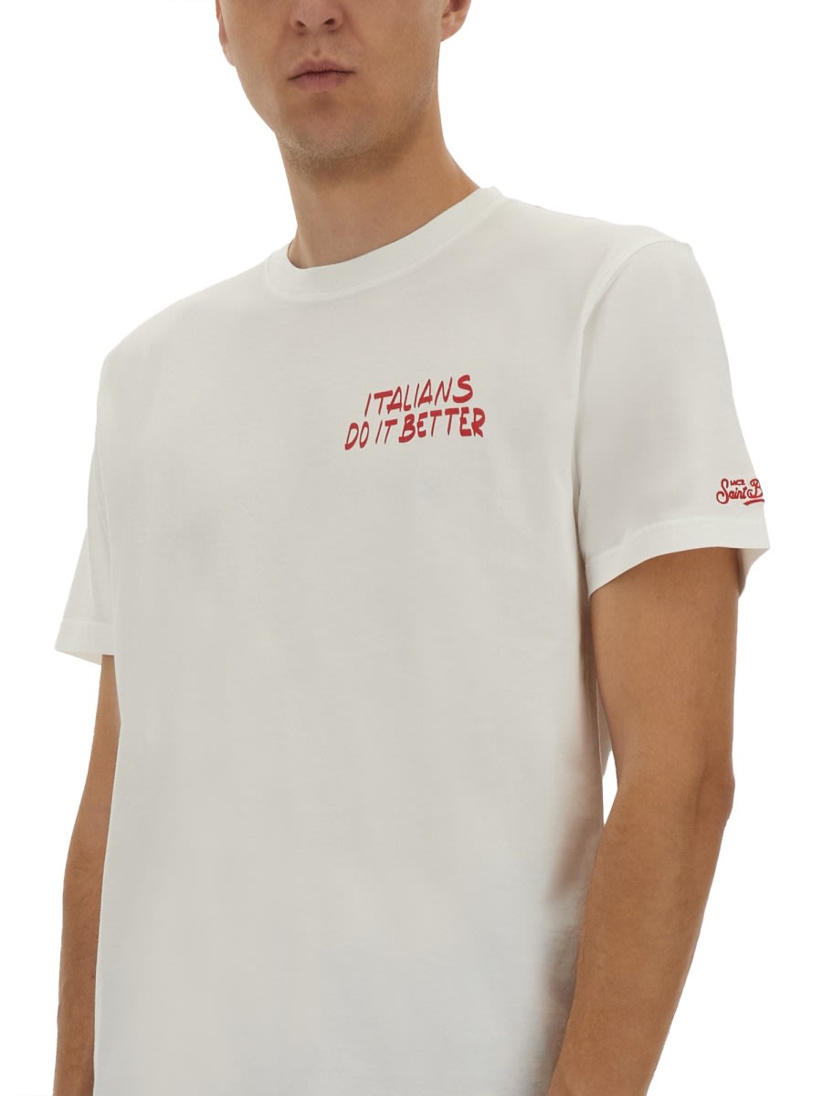 Mc2 Saint Barth T-shirt Girocollo Italians Do It Better