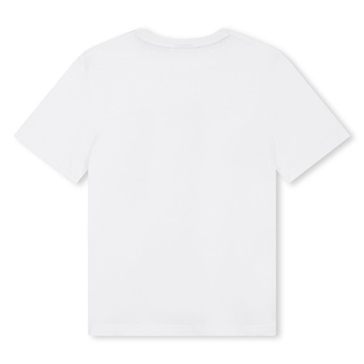 Shop Hugo Boss T-shirt Con Logo In White