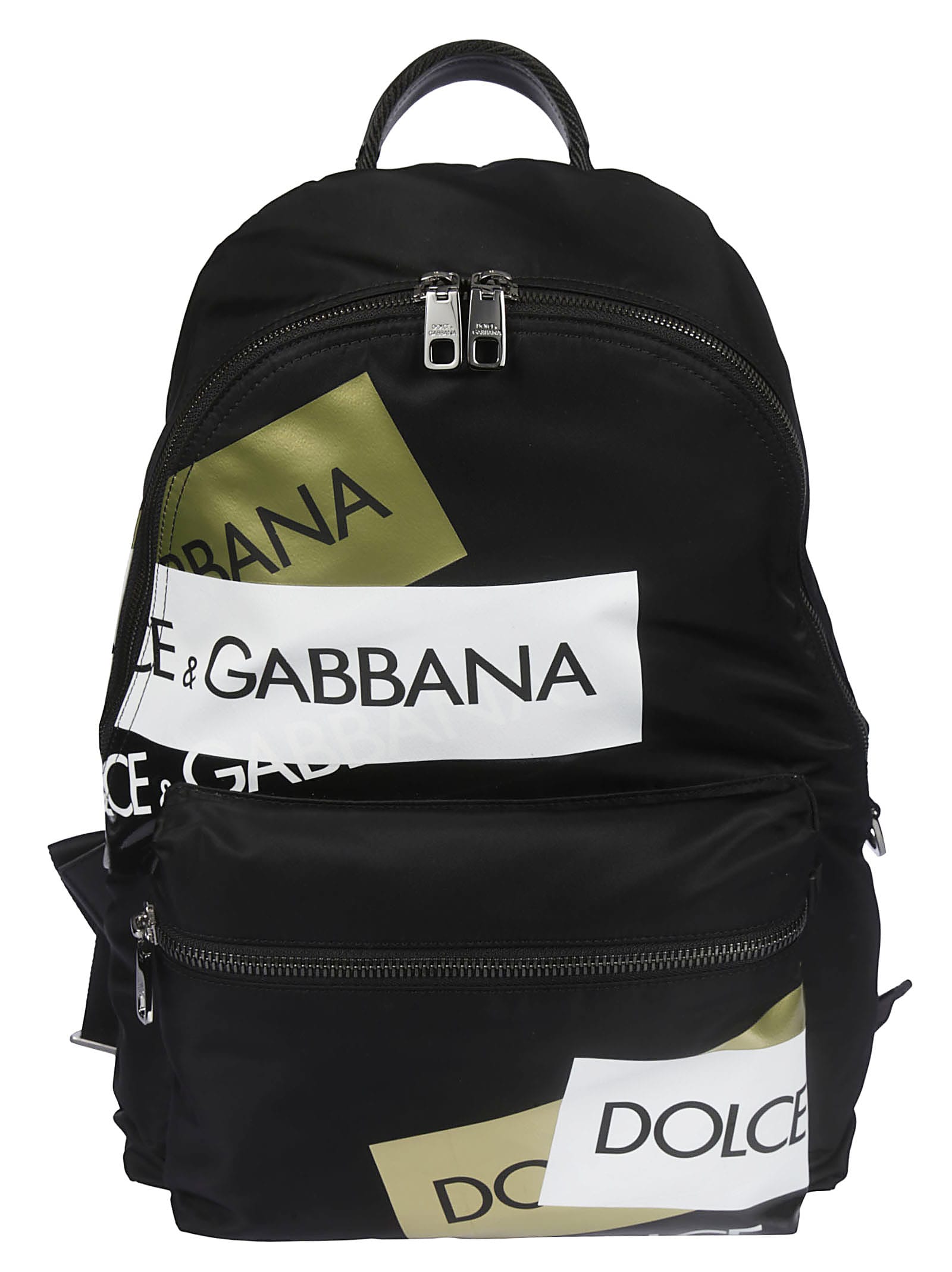 Dolce & Gabbana Dolce & Gabbana Logo Print Backpack - Black - 10956122 ...