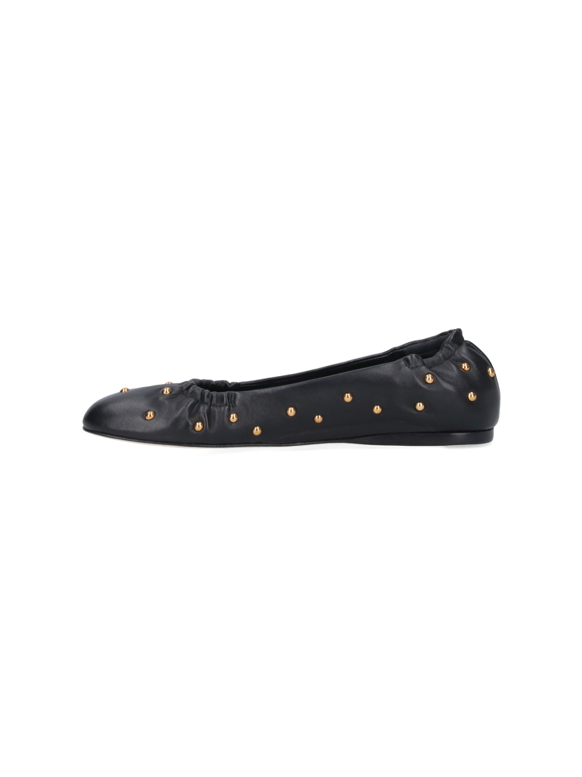 Shop Chloé Eia Ballet Flats In Black