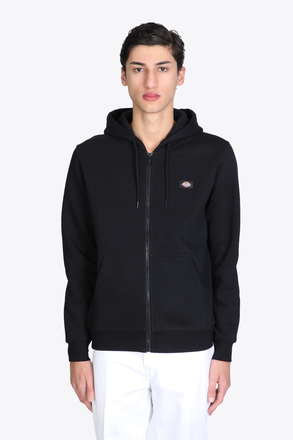 Dickies Oakport Zip Hoodie Black cotton hoodie with zip - Oakport zip hoodie