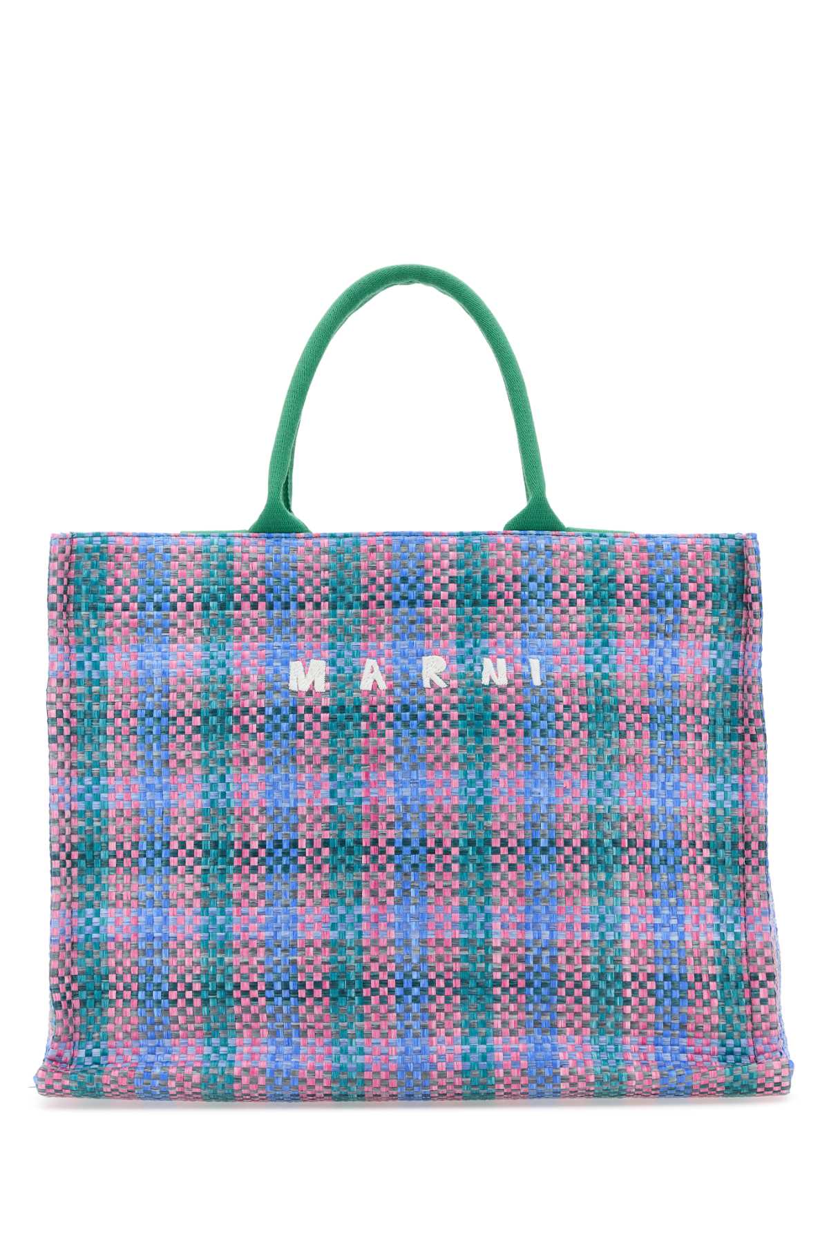 Multicolor Raffia Big Shopping Bag