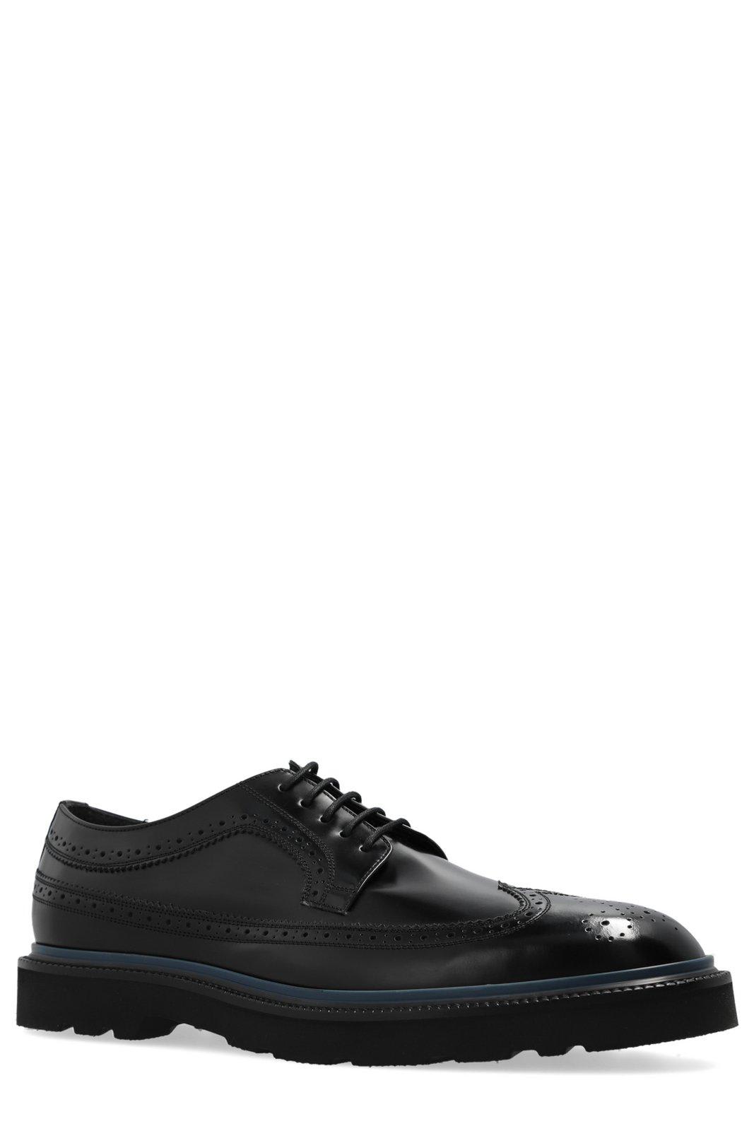 Shop Paul Smith Count Brogues In Black