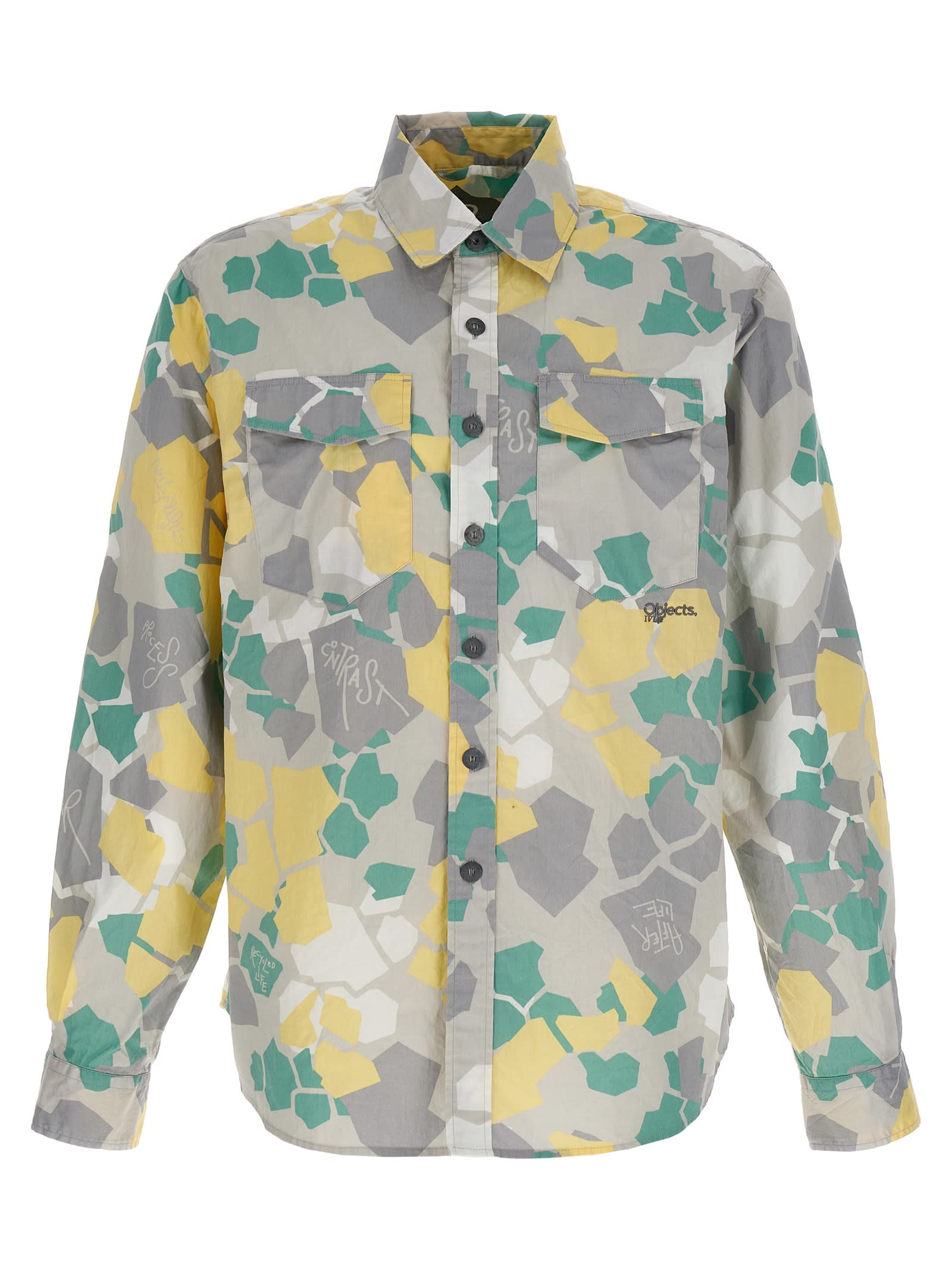 Shop Objects Iv Life Workwear Shirt In Multicolor