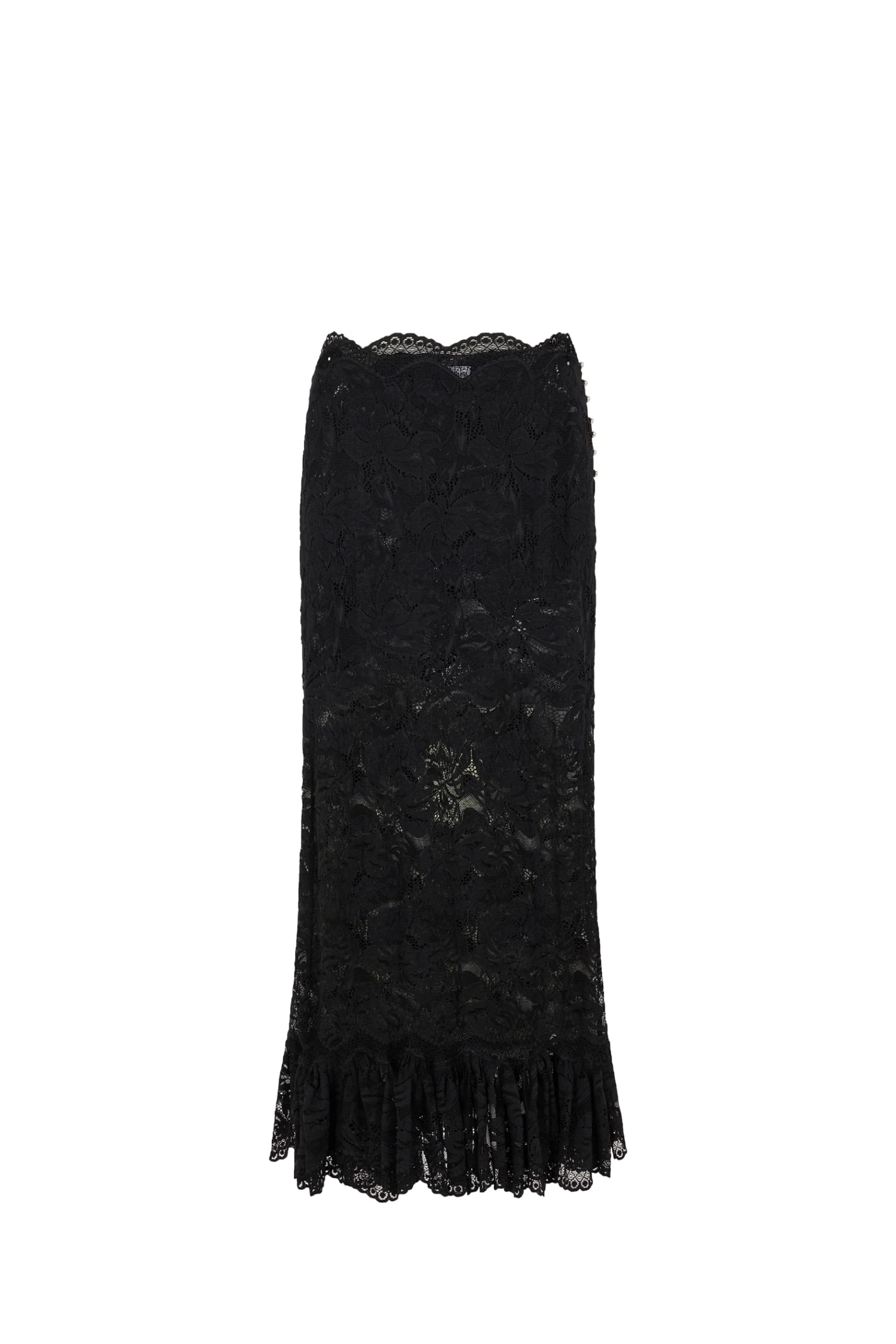 Shop Rabanne Skirt In Black