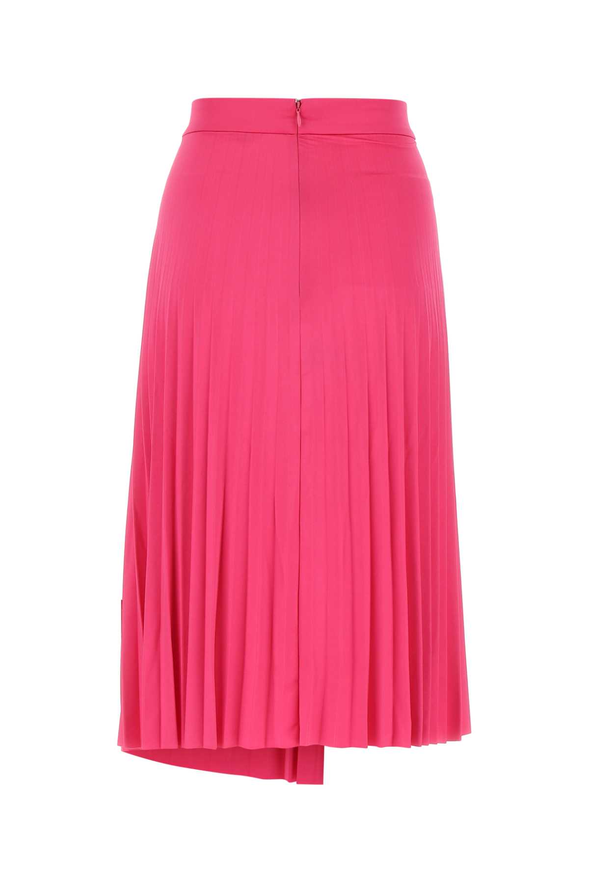 Shop Vetements Fuchsia Stretch Polyester Skirt In Hotpink