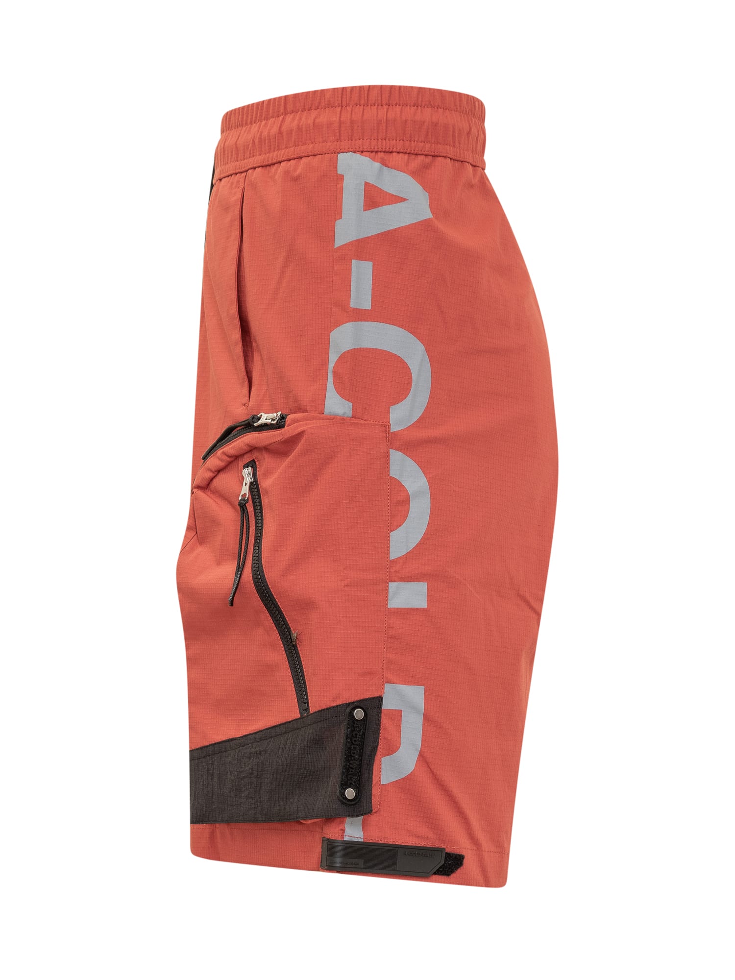 Shop A-cold-wall* Drawstring Shorts In Rust