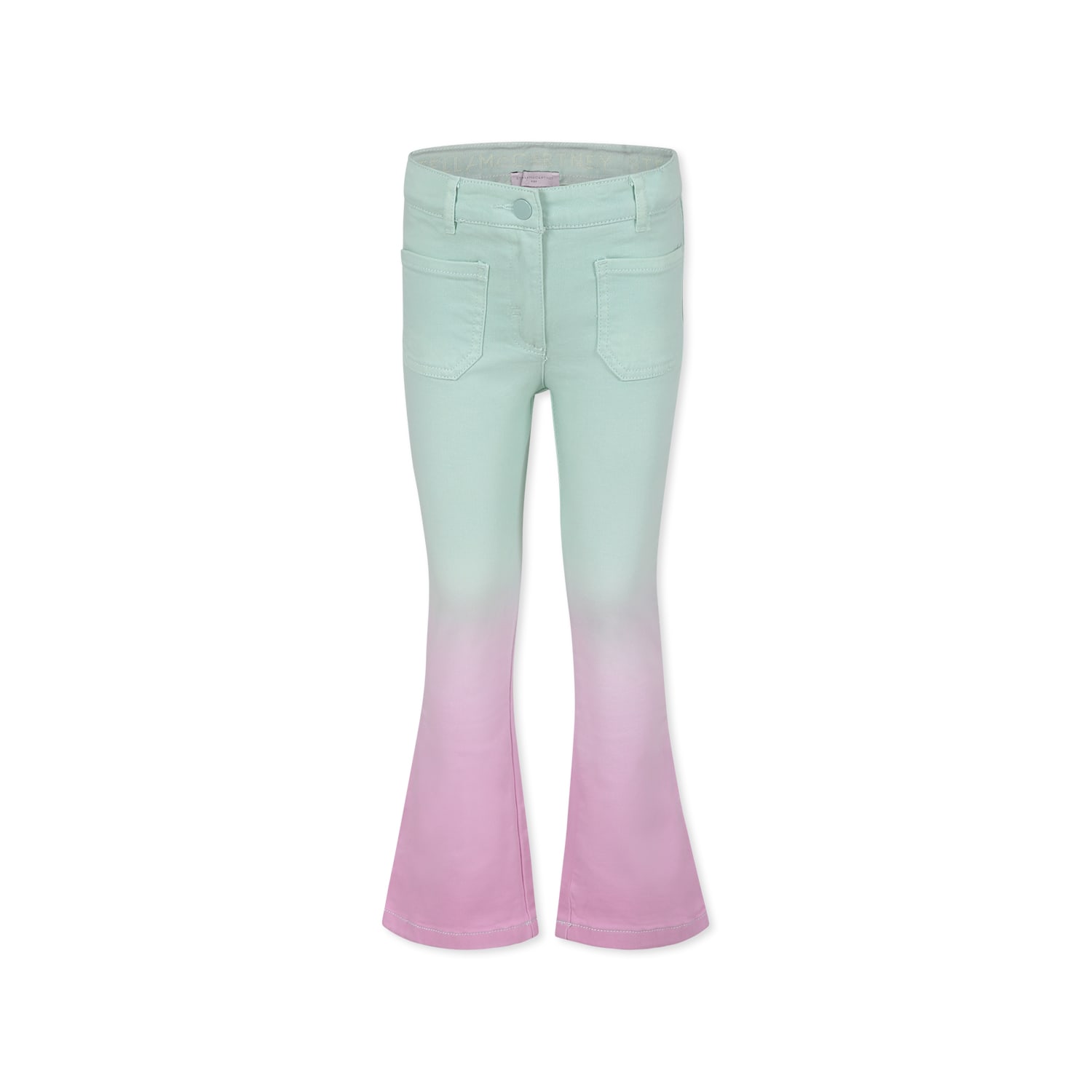 Stella Mccartney Multicolor Cotton Denim Jeans In Multicolor