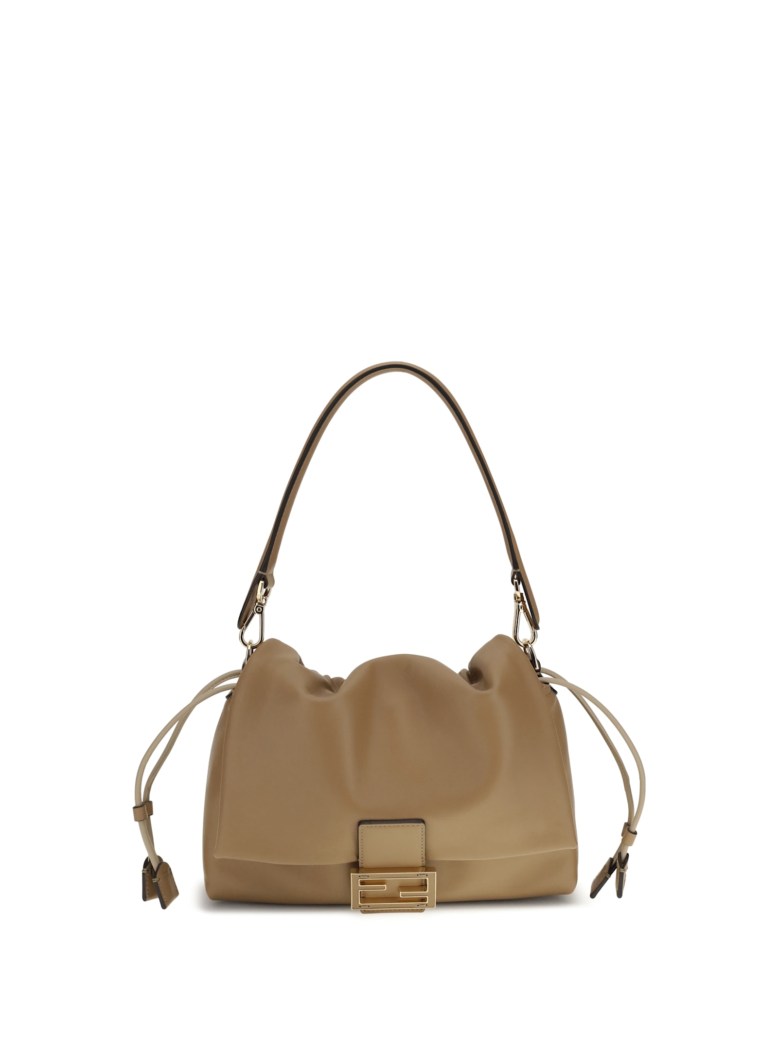 Fendi Women Mamma Baguette Shoulder Bag In Brown