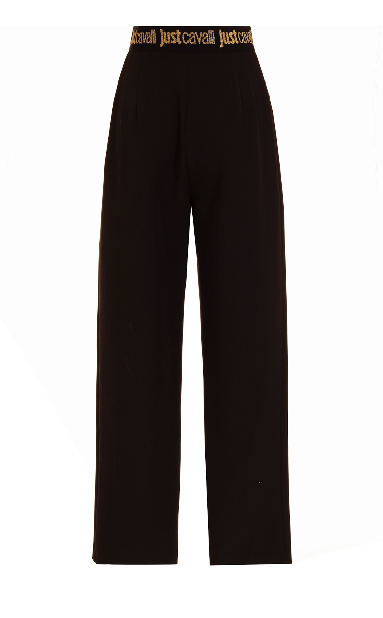 Shop Just Cavalli Black Casual Trousers