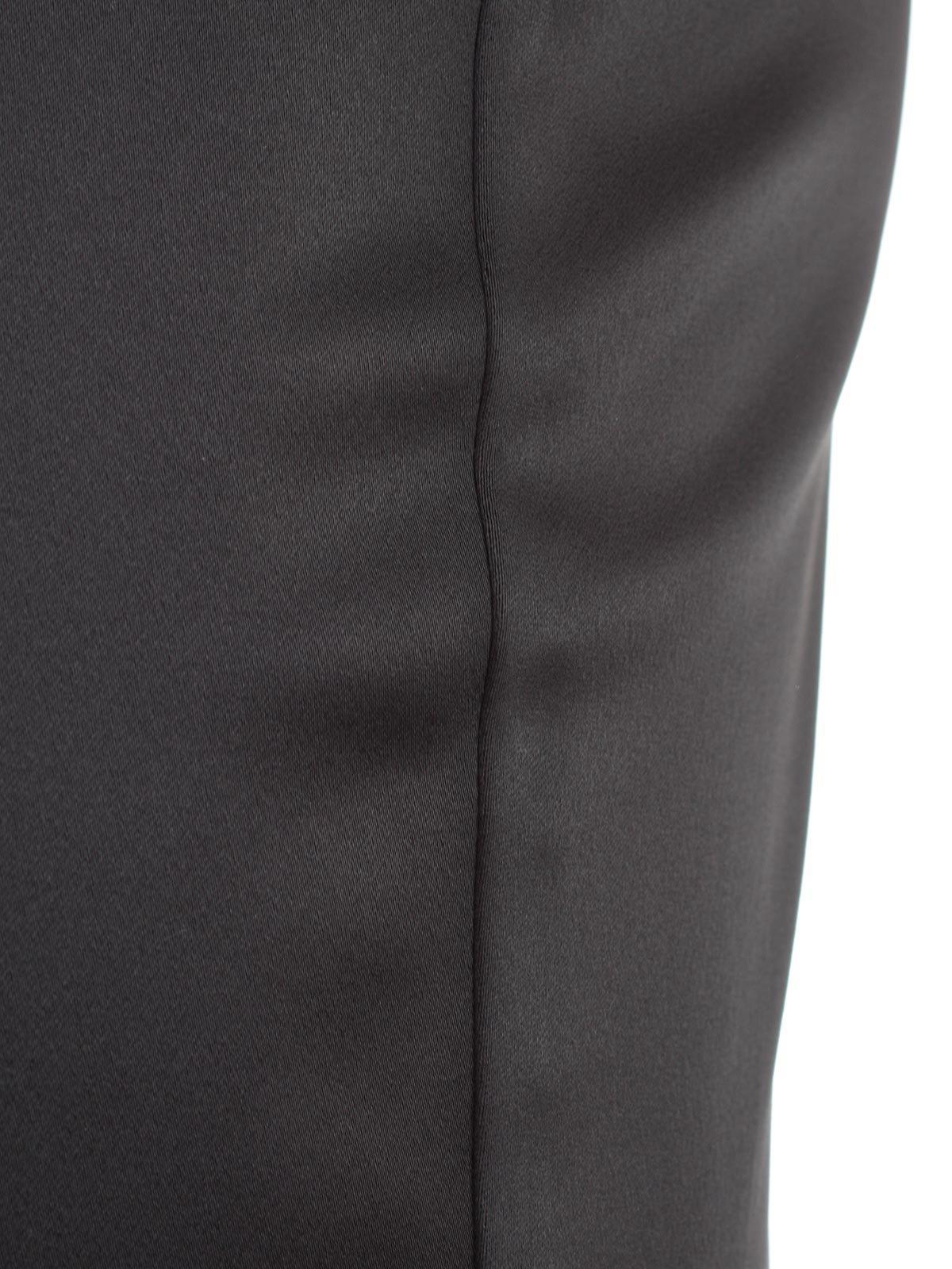 Shop P.a.r.o.s.h Tailored Straight Leg Trousers In Nero