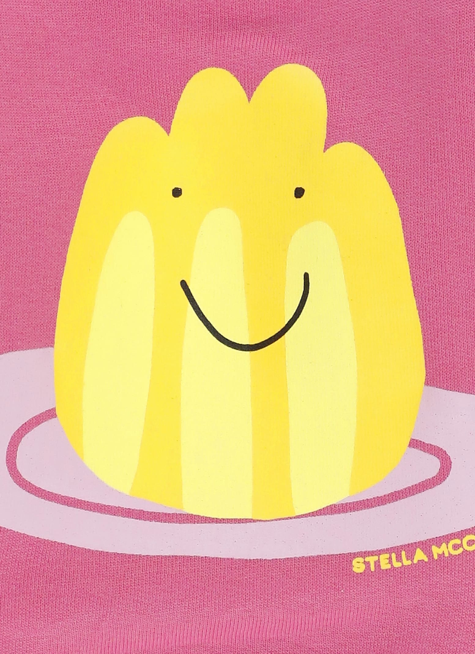 Stella Mccartney Cottn Sweatshirt In Pink