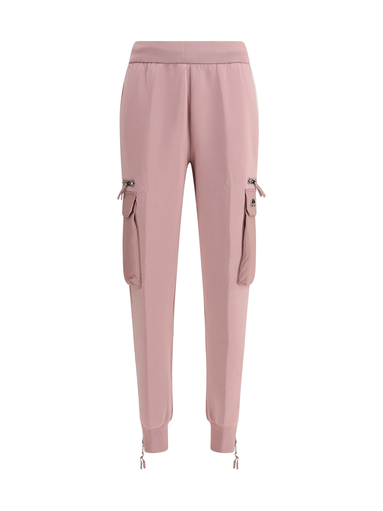Moose Knuckles Cargo Pocket Track Pants In Pink