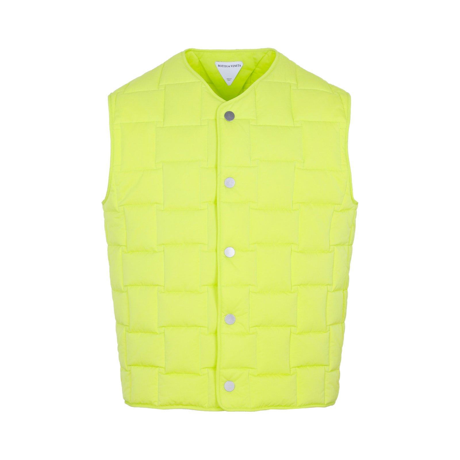 Shop Bottega Veneta Buttoned V-neck Padded Vest
