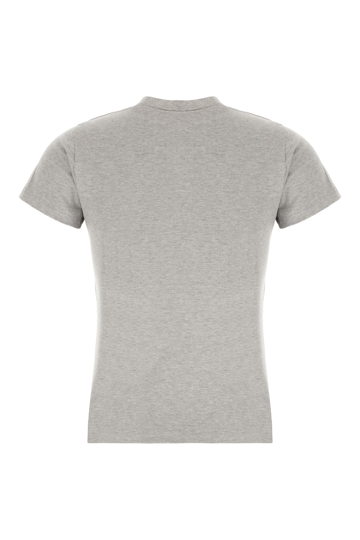 Alexander Mcqueen Cotton T-shirt In Grey Melange