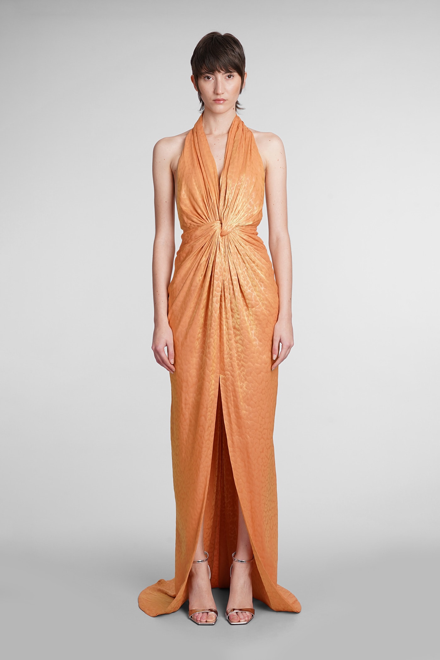 Joa Dress In Orange Polyester