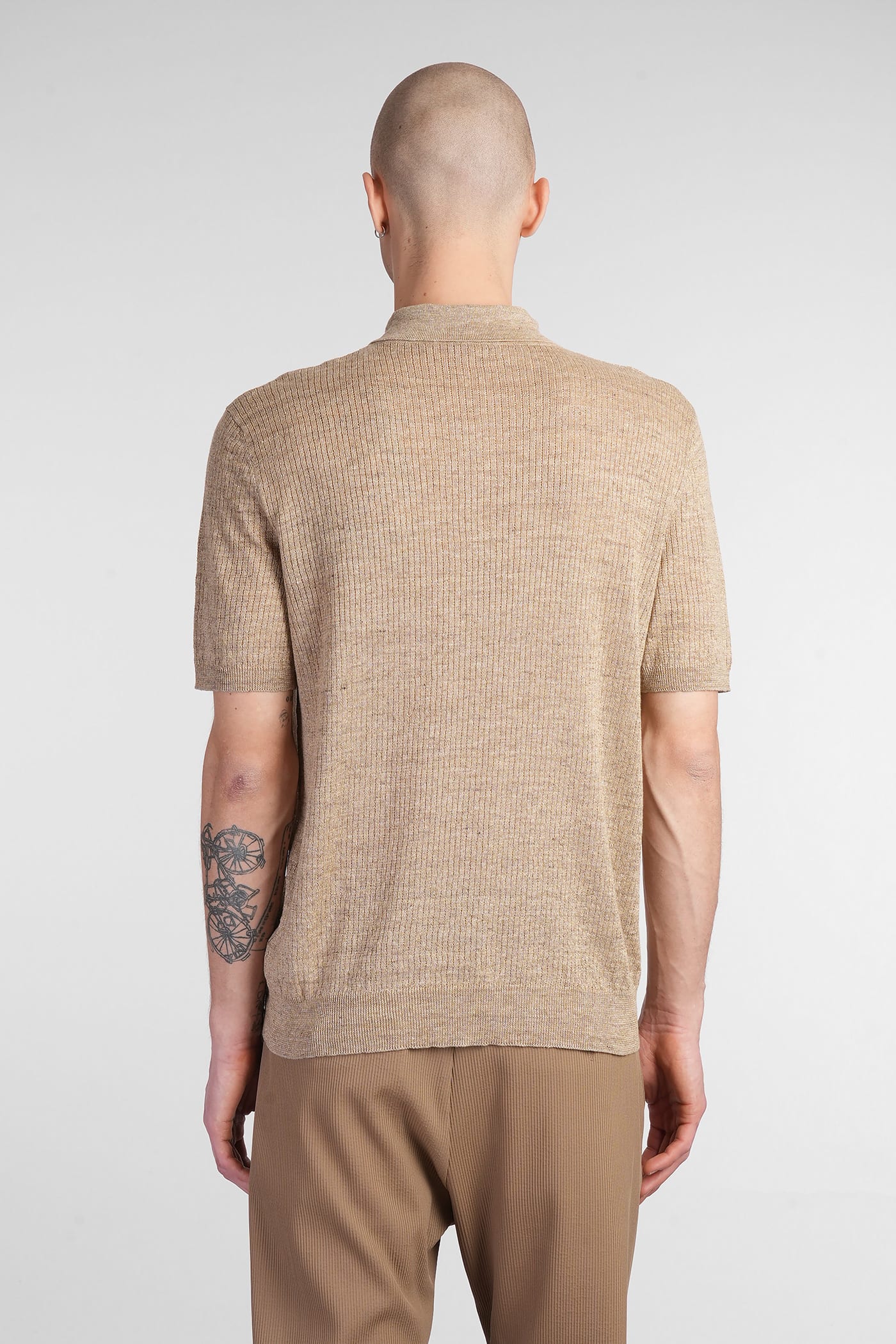 BARENA VENEZIA MARCO POLO IN BEIGE LINEN