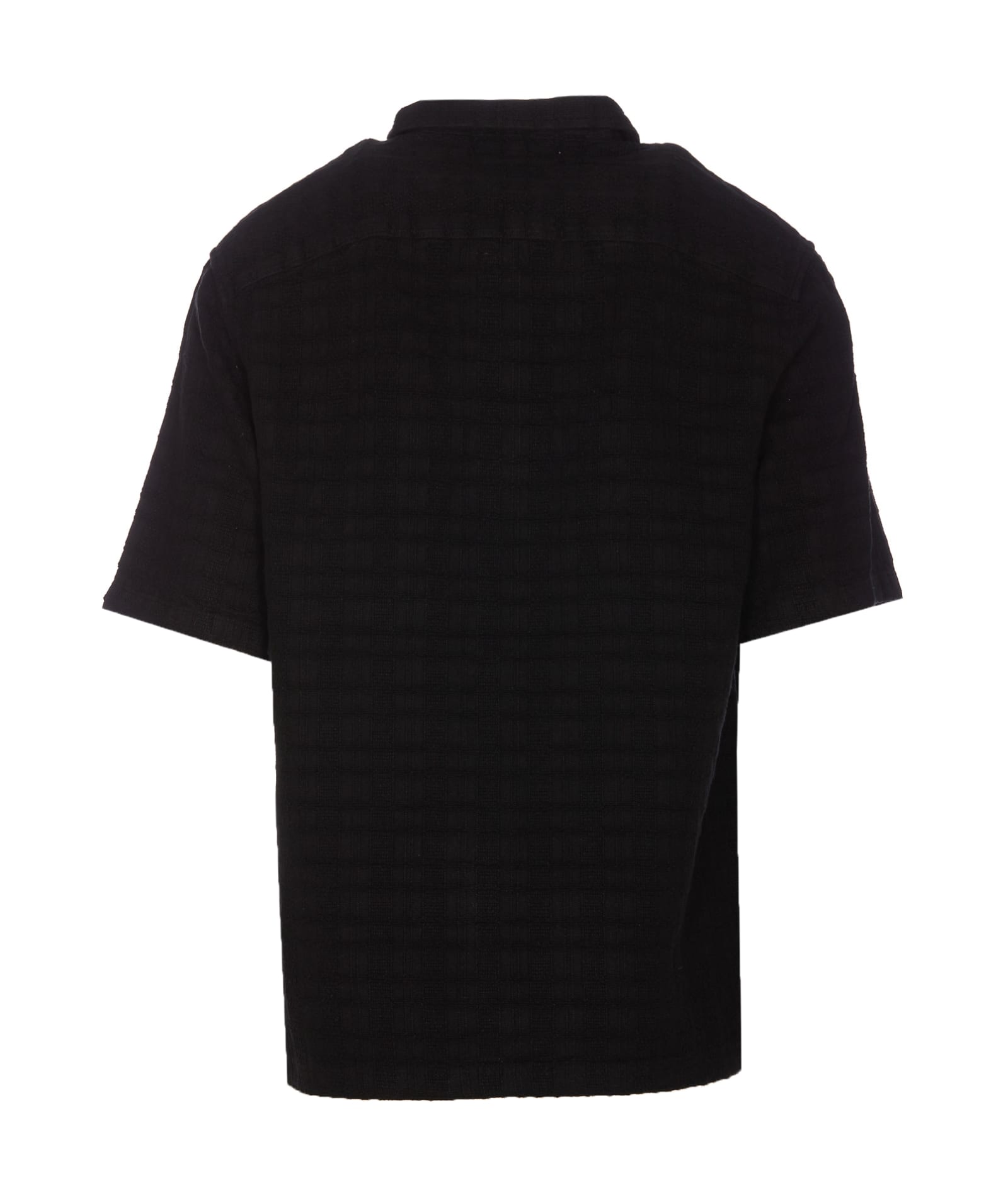 Shop Sunflower Spacey Short Sleeves Shirt In Black