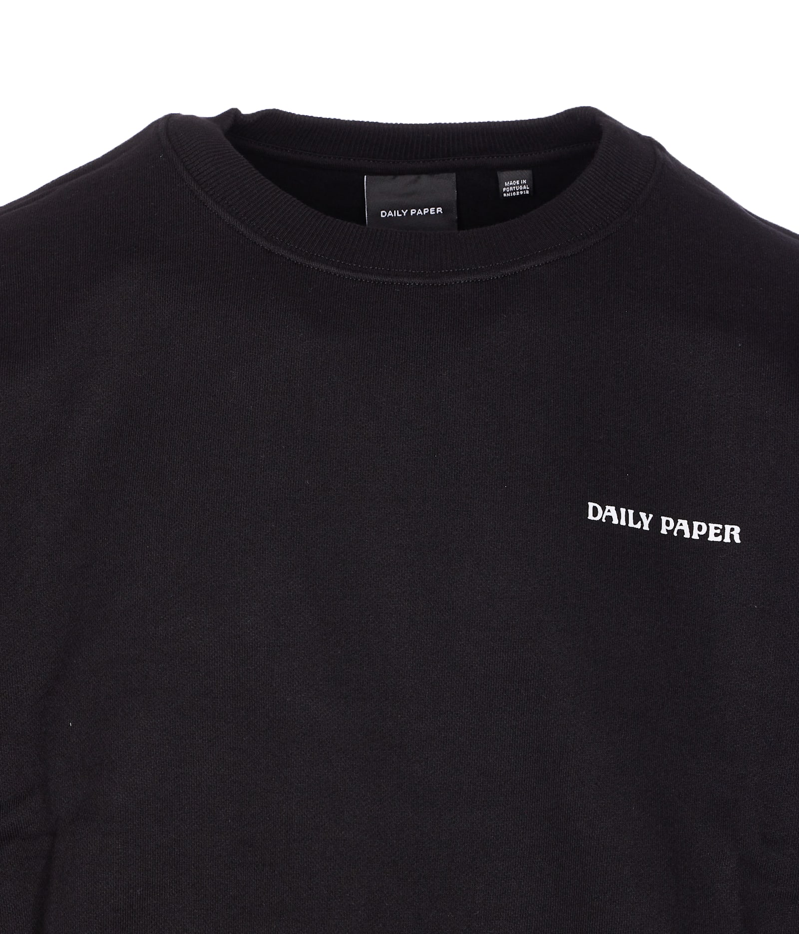 Daily Paper Matchstick Shield Sweatshirt In Black