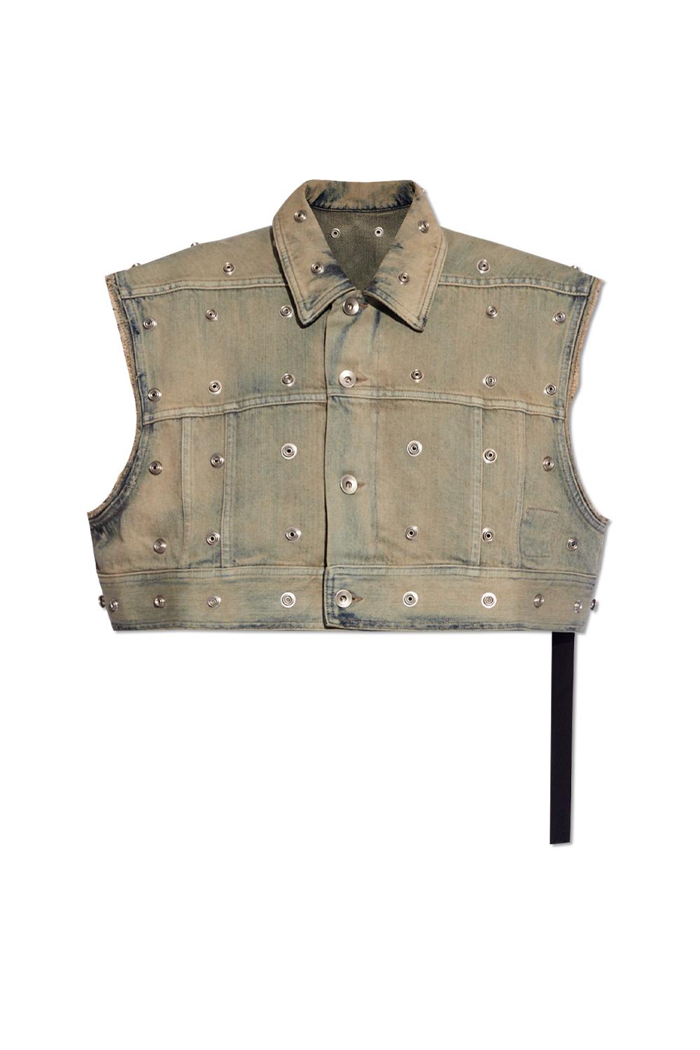 Rick Owens Drkshdw Denim Vest jumbo Worker