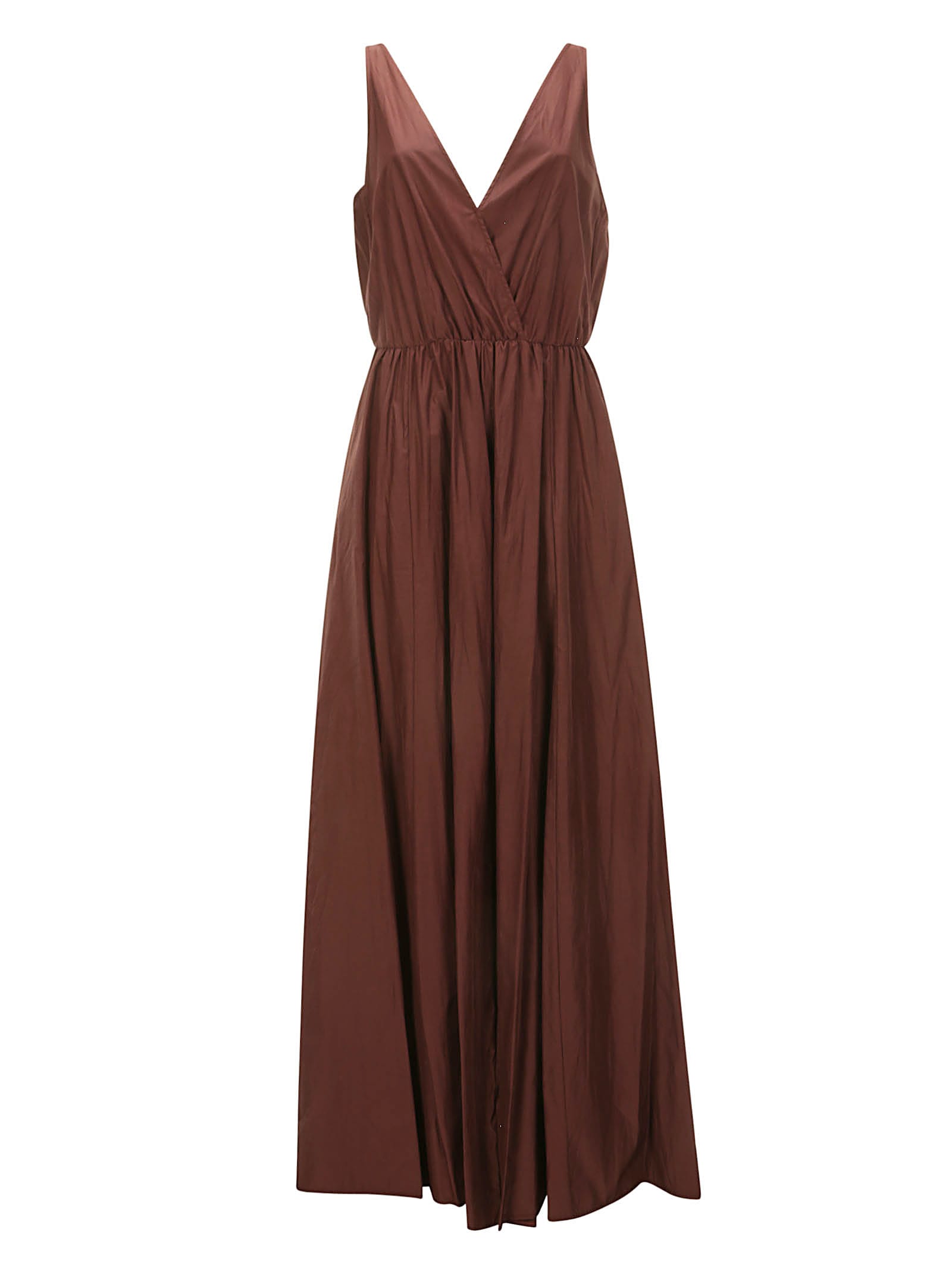 Forte Forte Chic Taffettas Cocktail Dress In Cacao