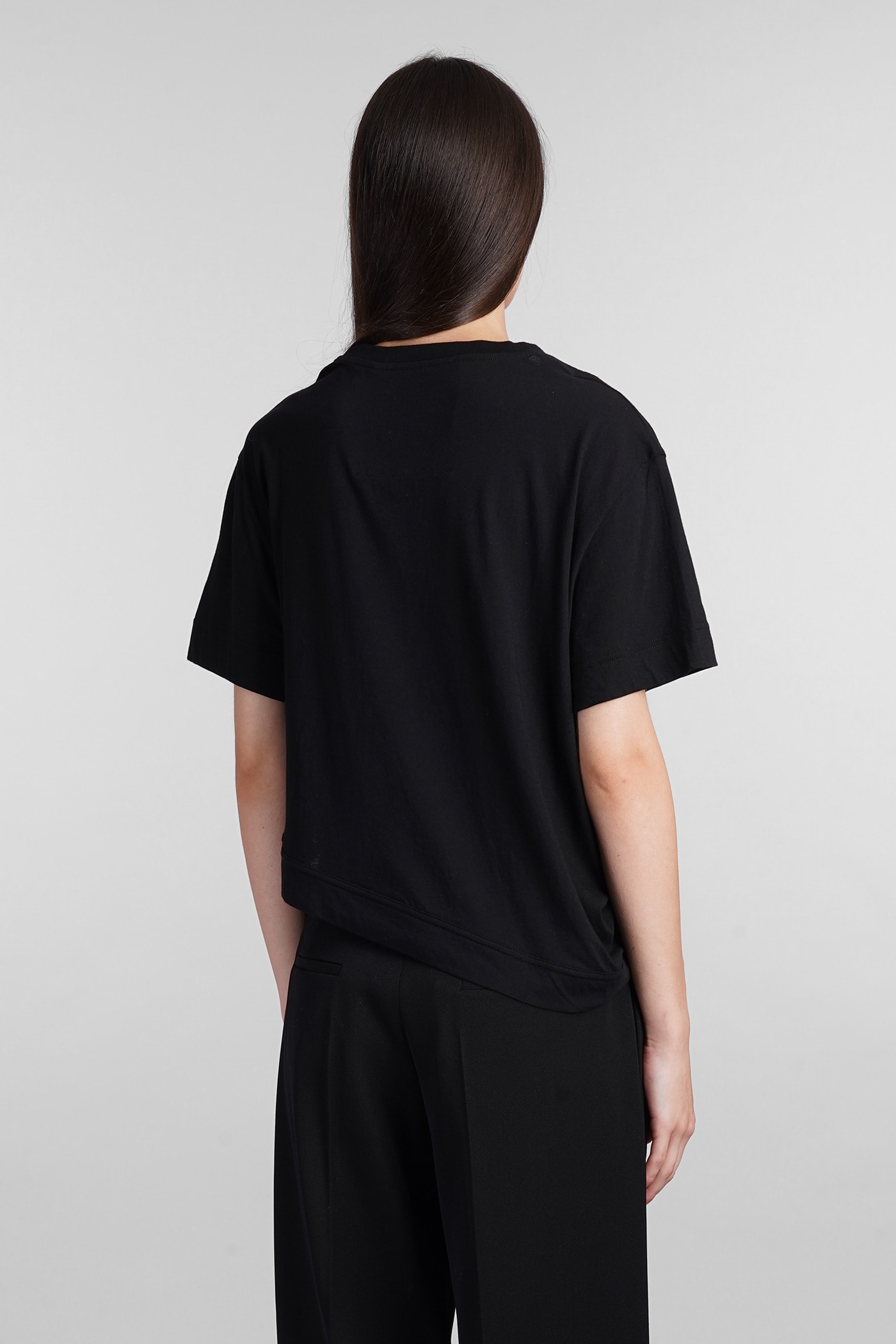 Shop Givenchy T-shirt In Black Cotton