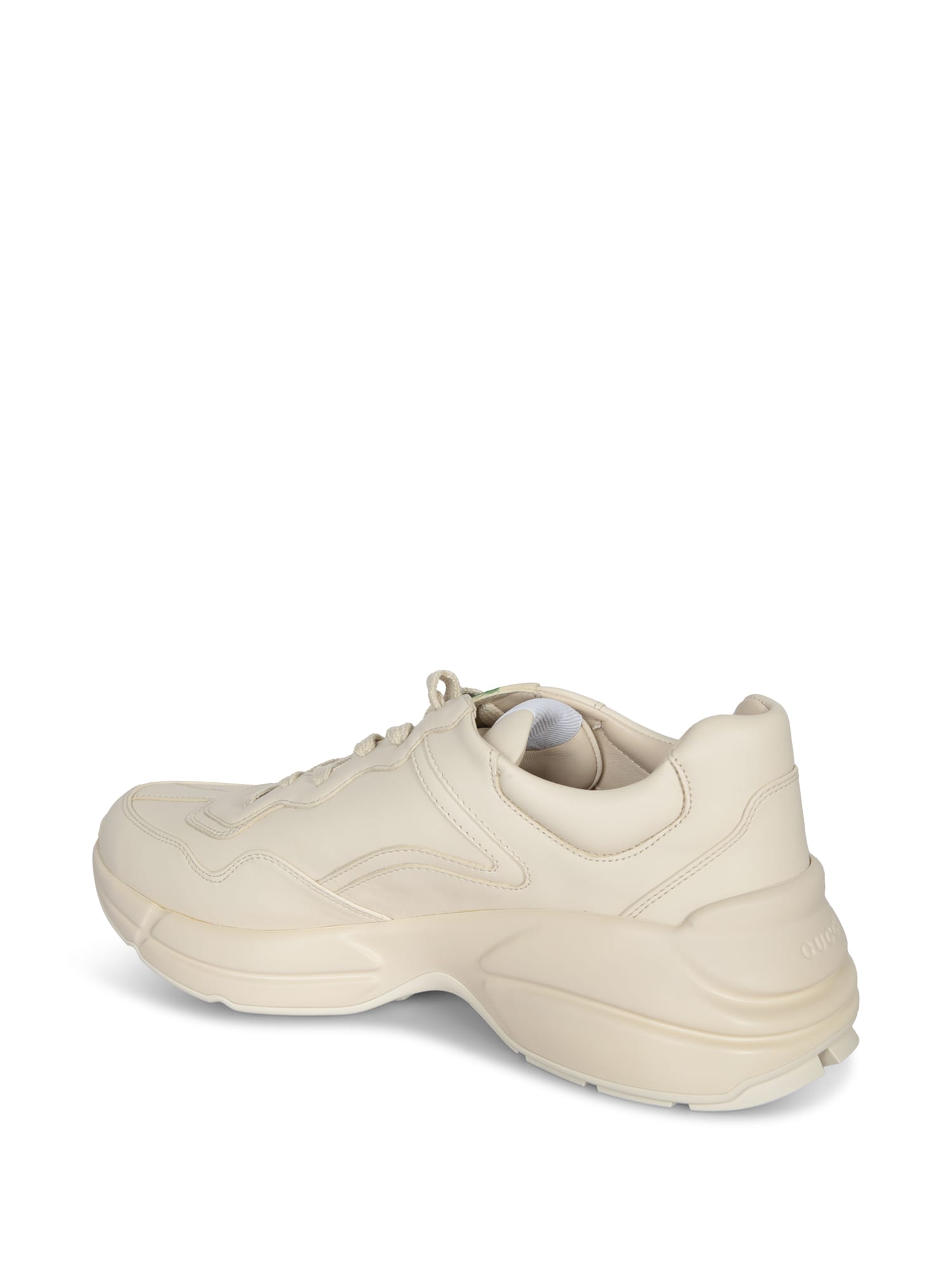 Gucci Off White Logo Sneakers In Neutral