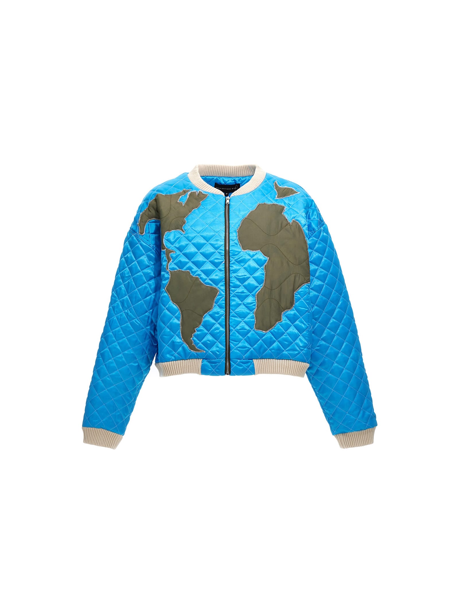 Who Decides War Blue Global Grid Bomber In Multicolor