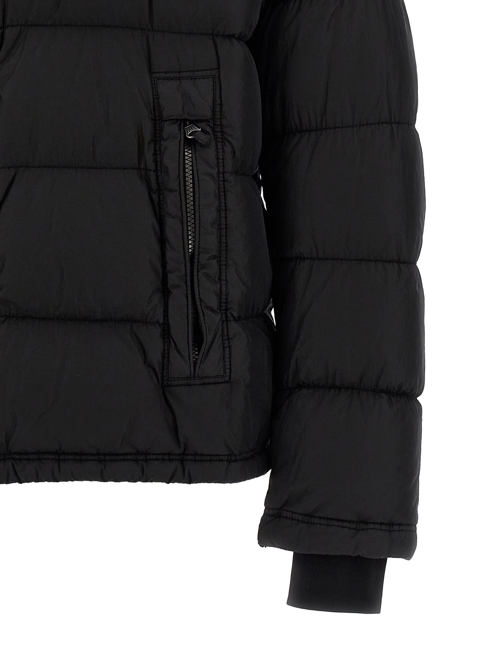 Shop Parajumpers Norton Down Jacket In Black