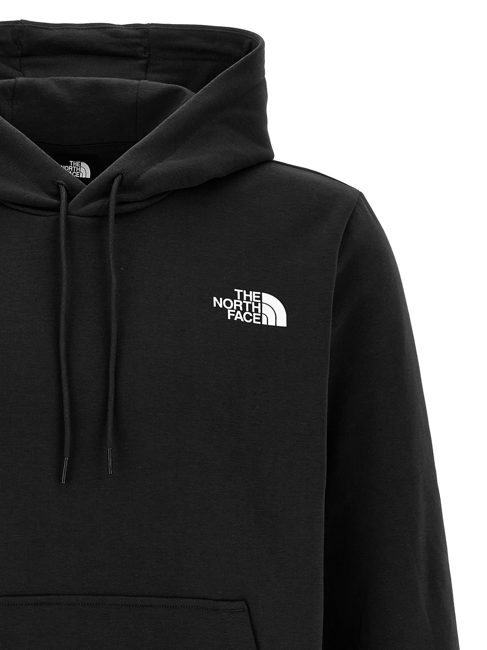 The North Face Hoodie With Adjustable Drawstring And Kangaroo Pocket In Black