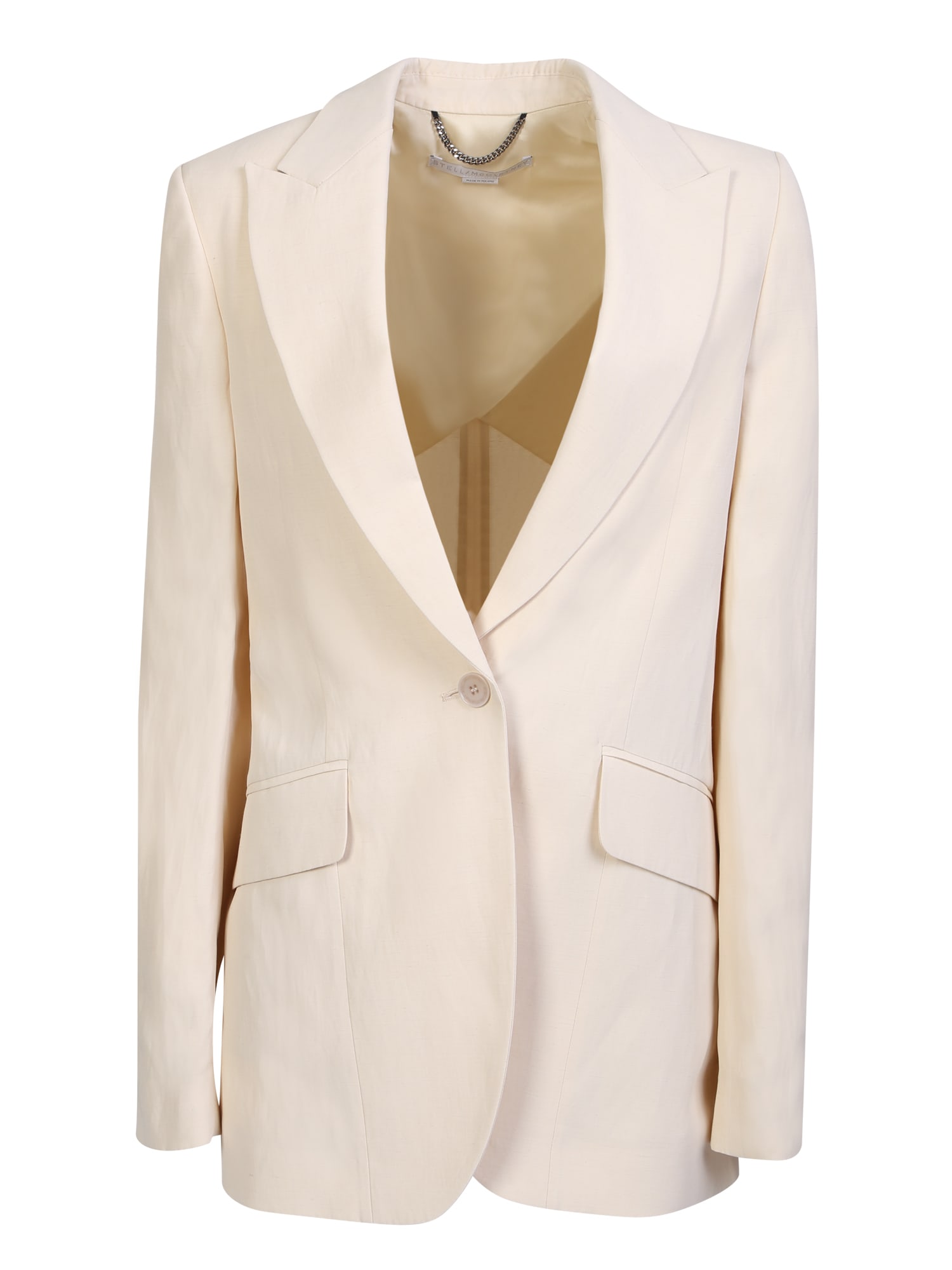 STELLA MCCARTNEY POWDER PINK SINGLE-BREASTED JACKET